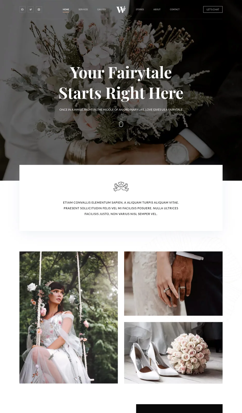 Wedding 婚礼策划WordPress模板