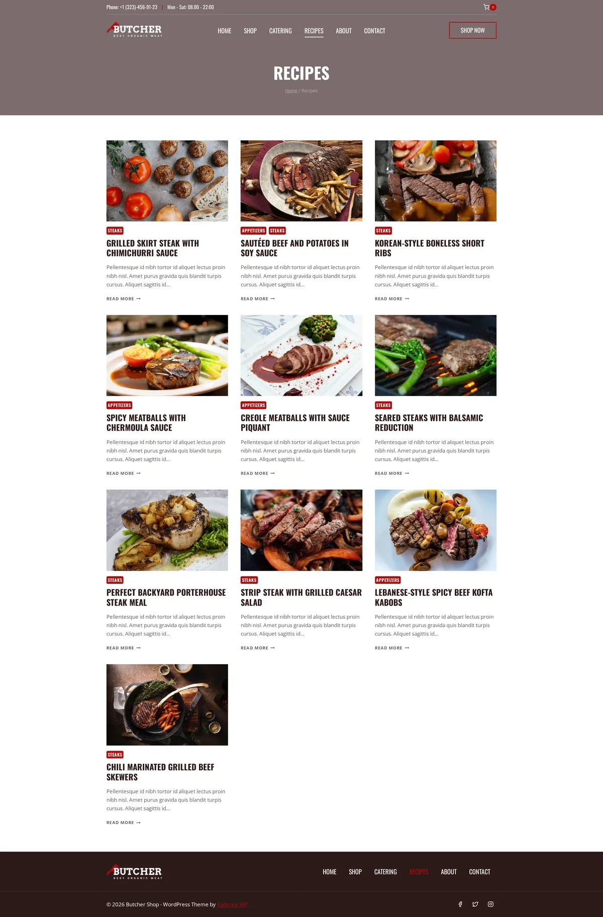 Butcher Shop 04 食谱