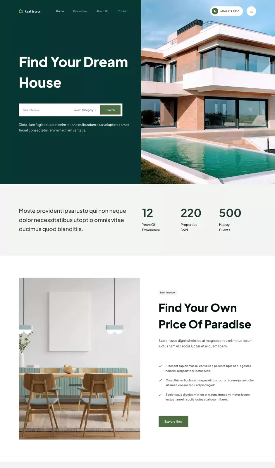 Real Estate 房地产企业WordPress模板