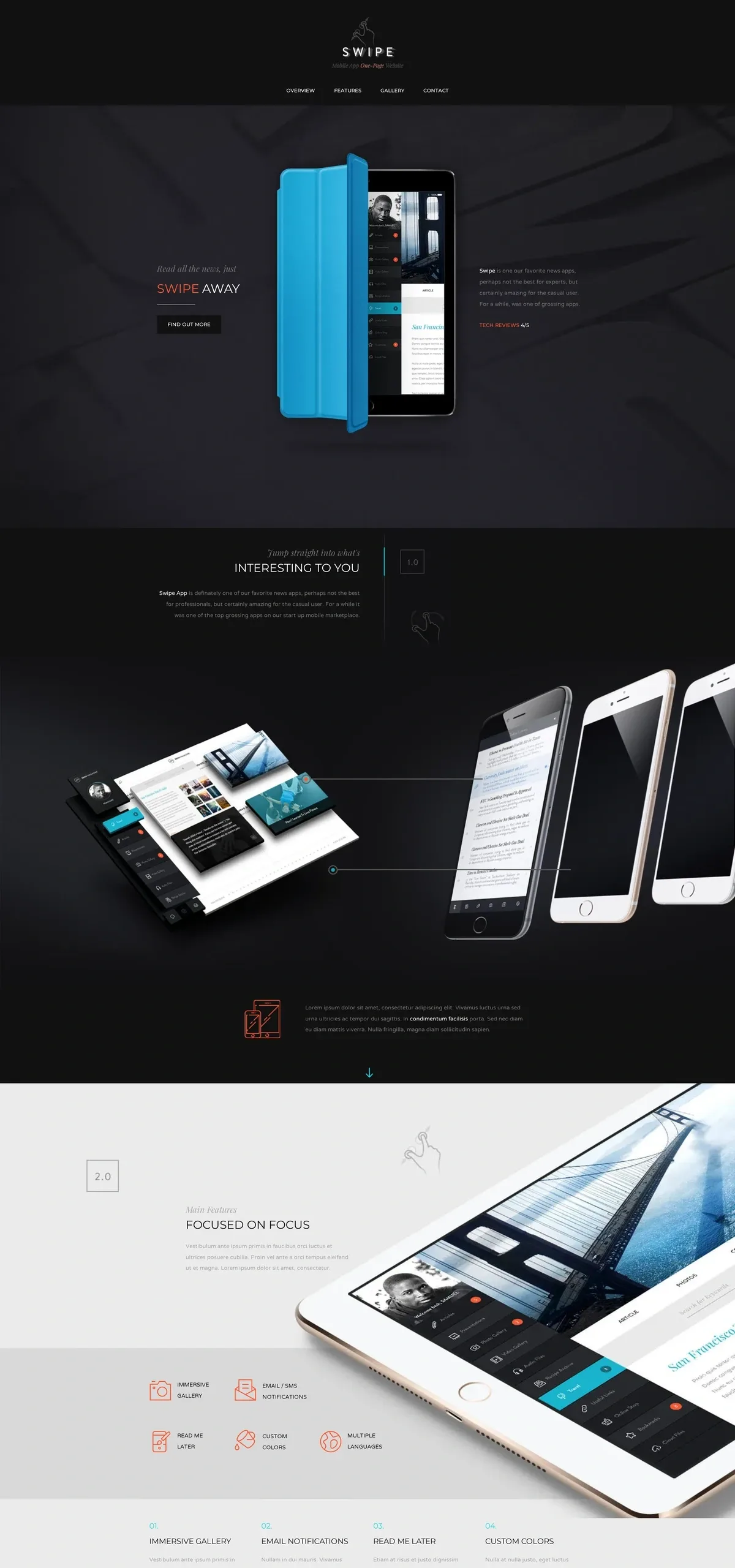 Swipe SaaS工具WordPress模板