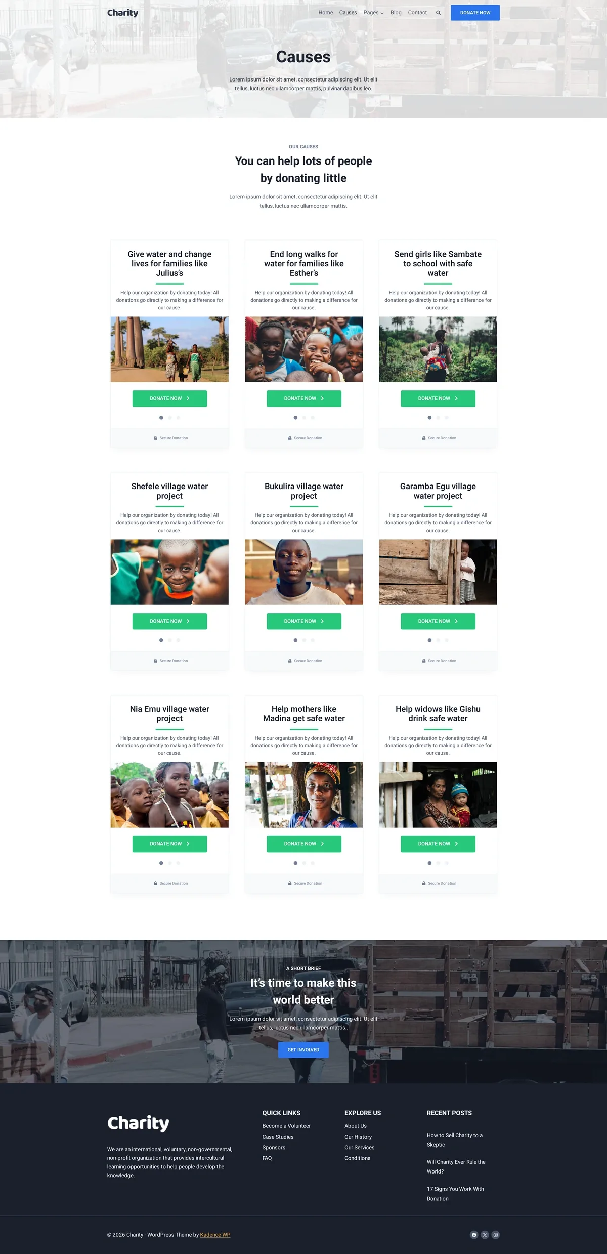 Charity 公益项目