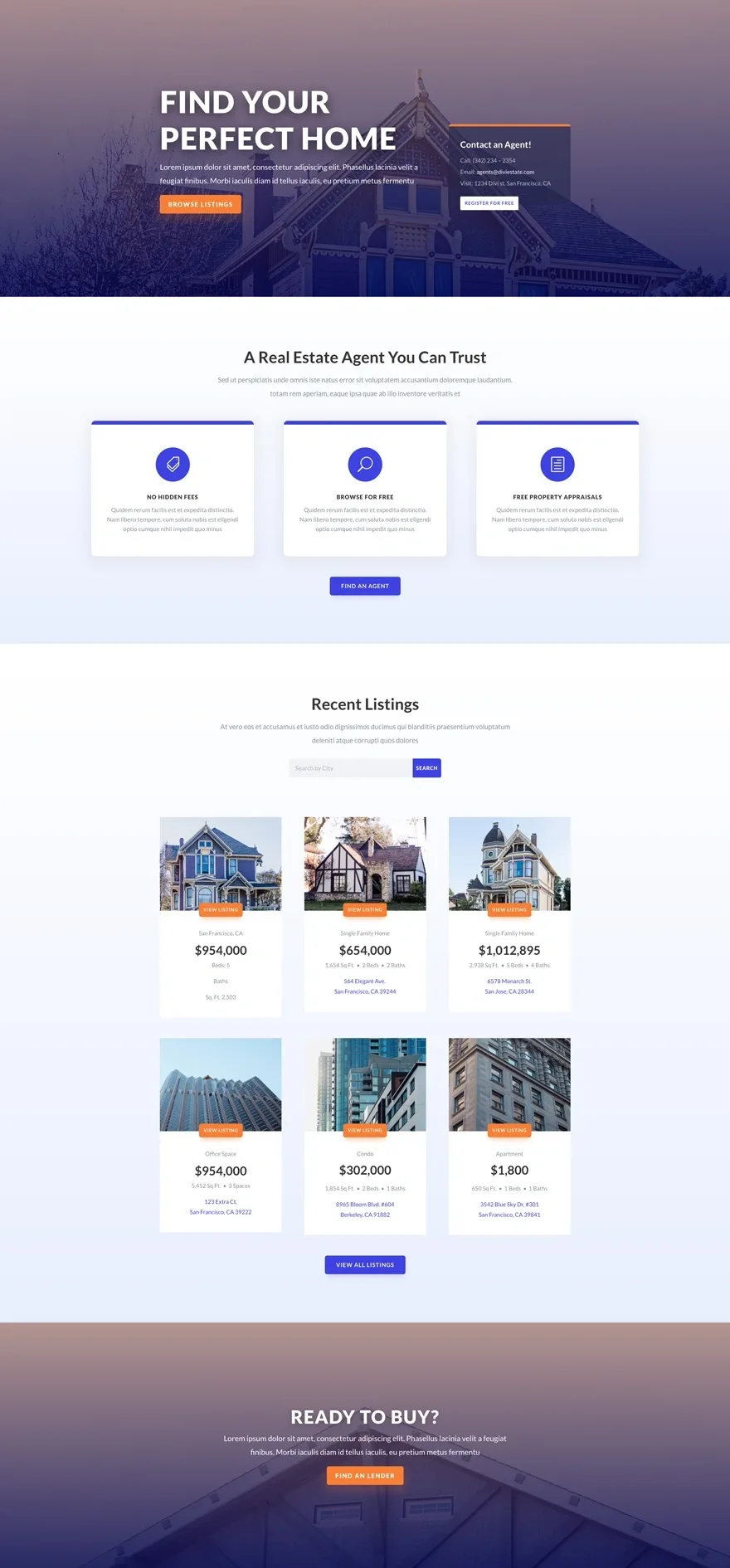 Real Estate 房地产企业WordPress模板
