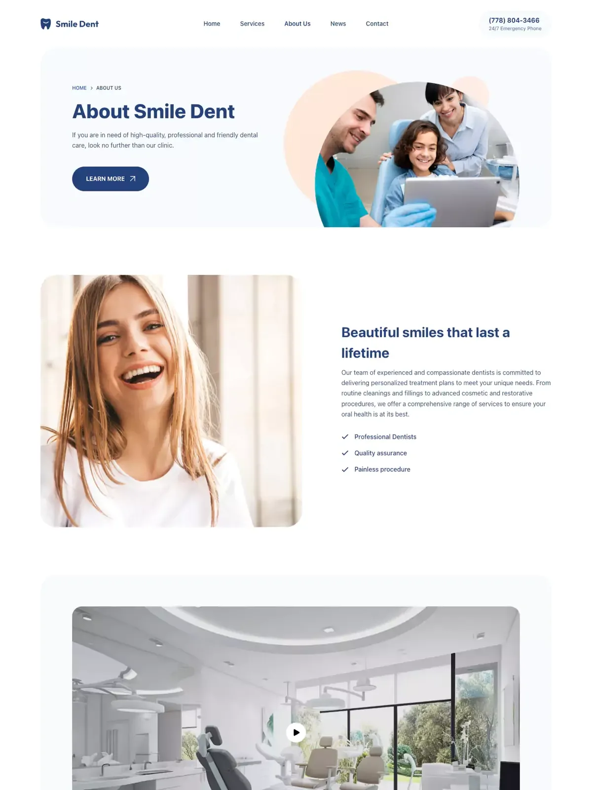Smile Dent 04 关于页面