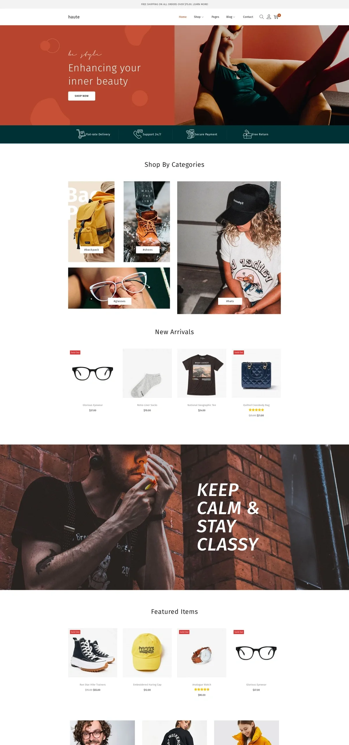 Haute 服装电商WordPress模板