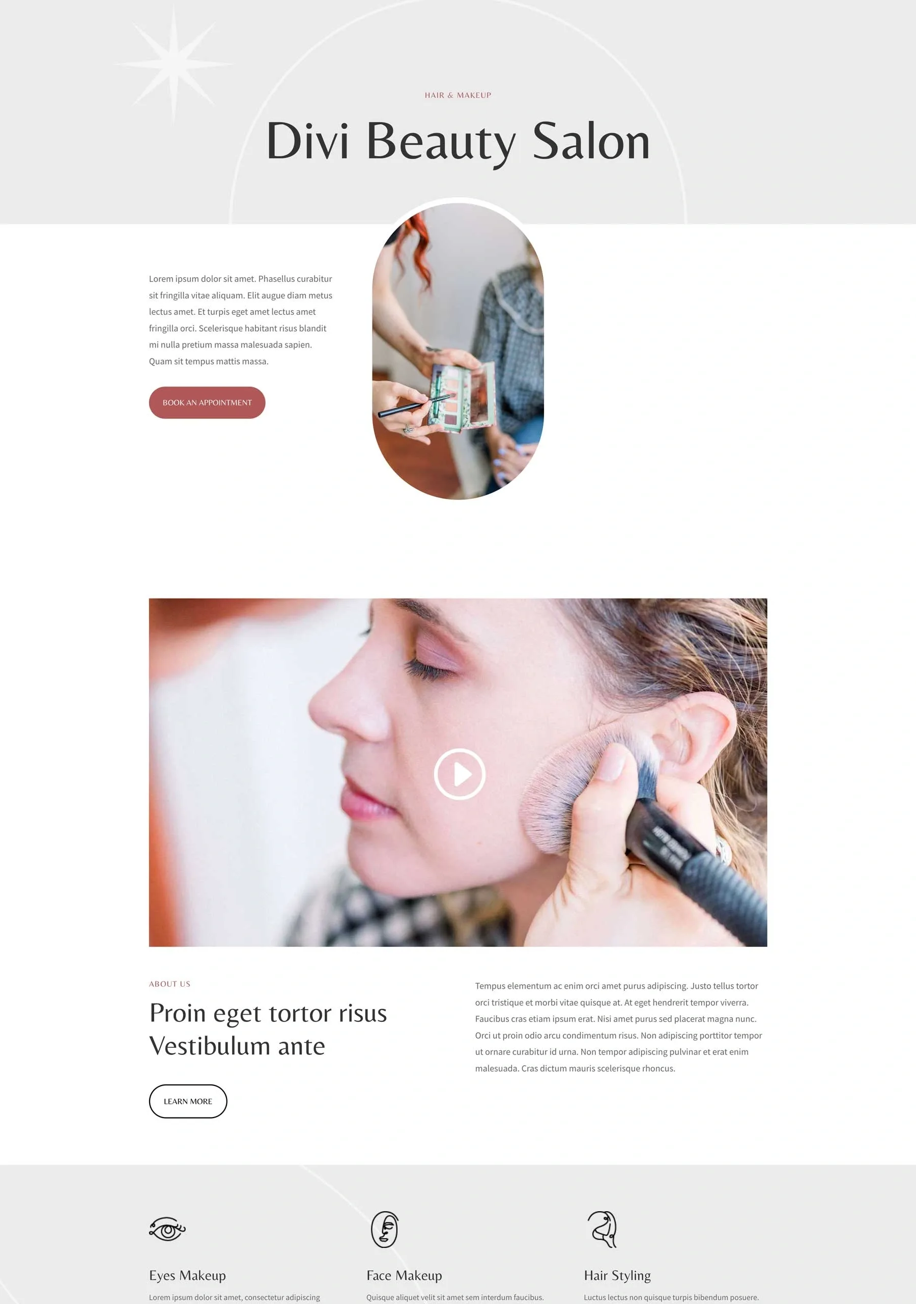 Beauty Salon 美容护理WordPress模板