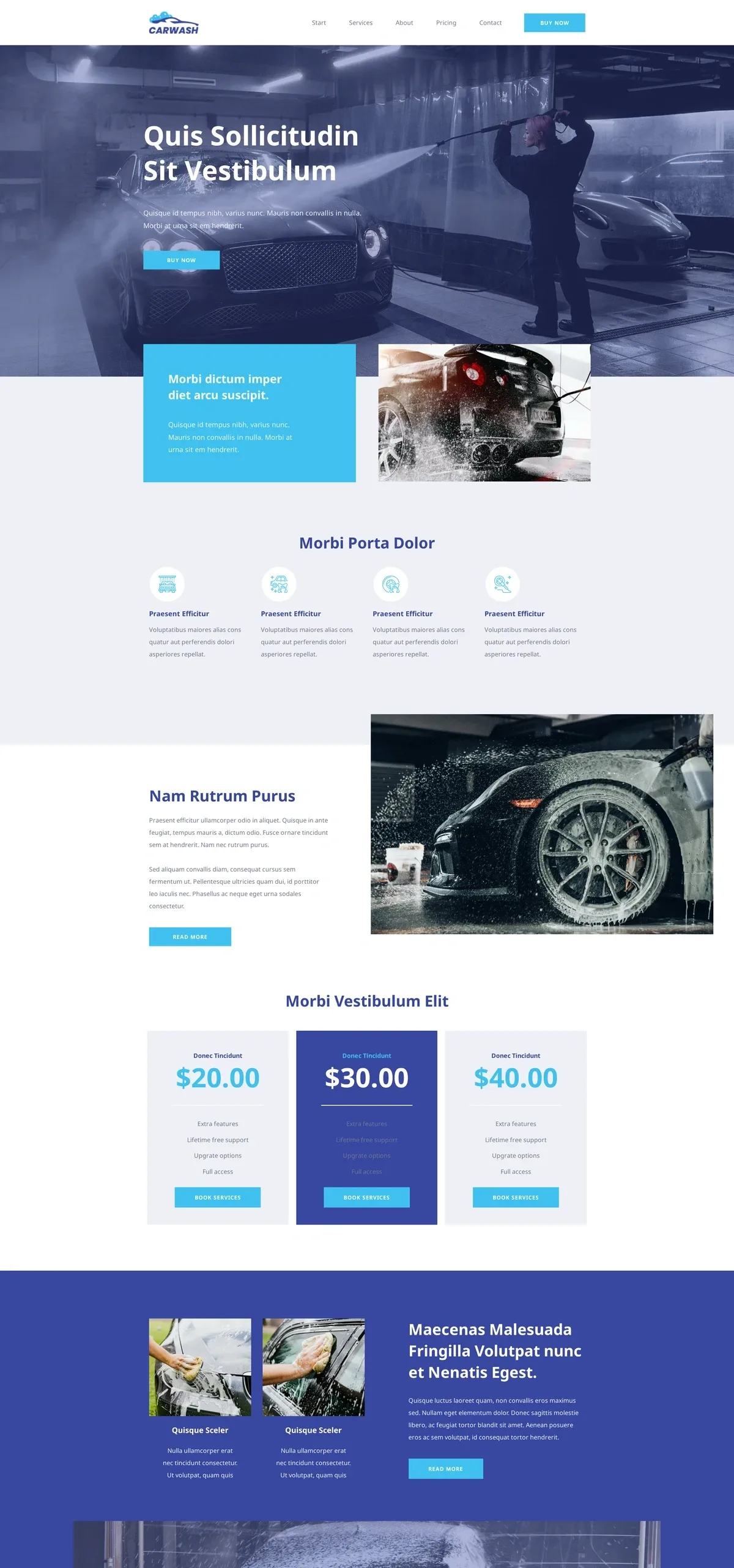 Car Wash 汽车服务WordPress模板
