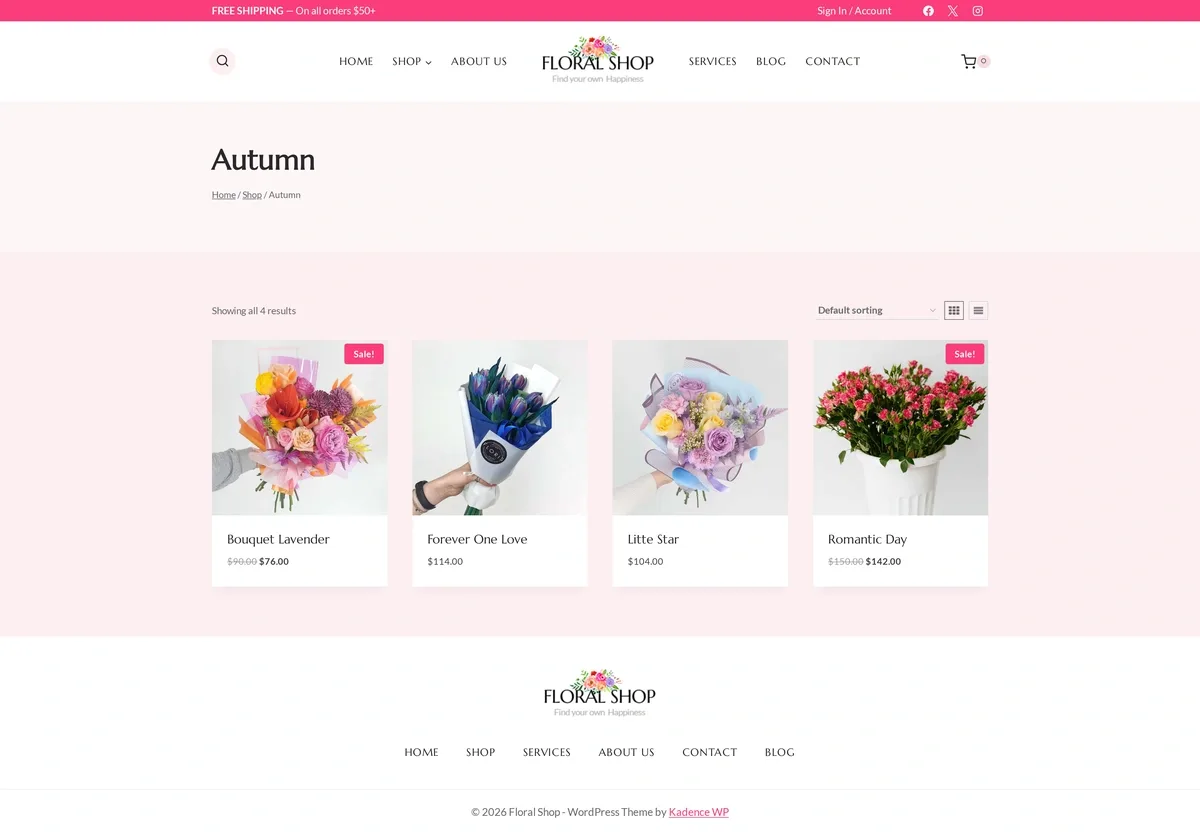 Floral Shop 04 秋季