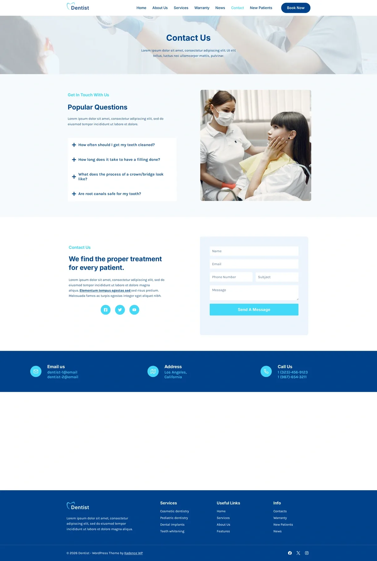 Dentist 联络我们