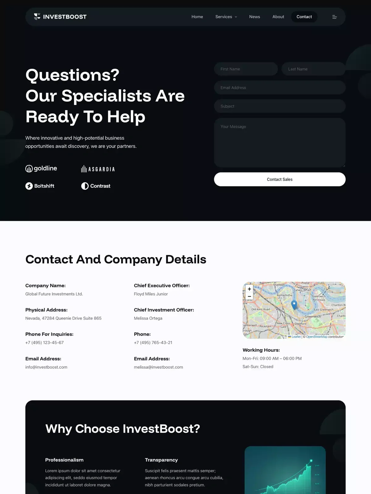 Invest Boost 03 联络我们