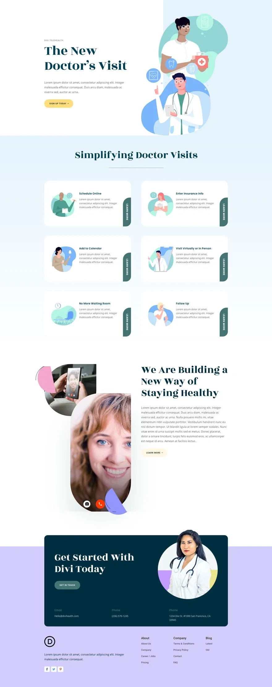 Telehealth 健康诊疗WordPress模板