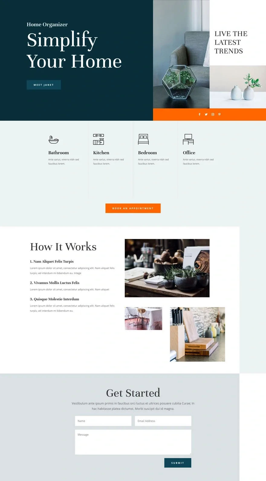 Home Organizer 居家整理WordPress模板