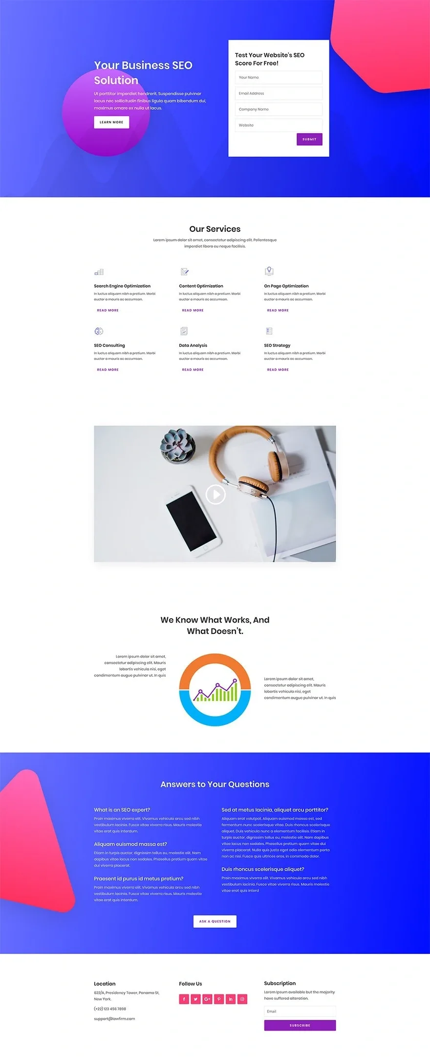 SEO Agency 企业顾问WordPress模板