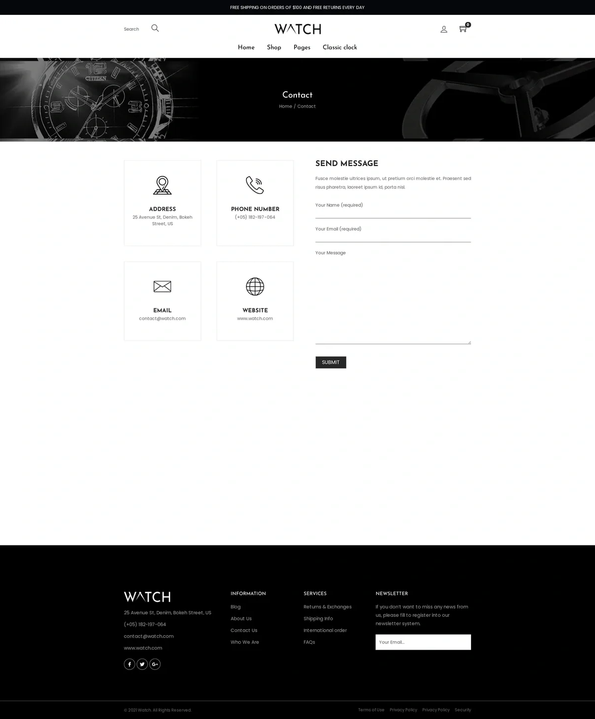 Watch 05 Contact