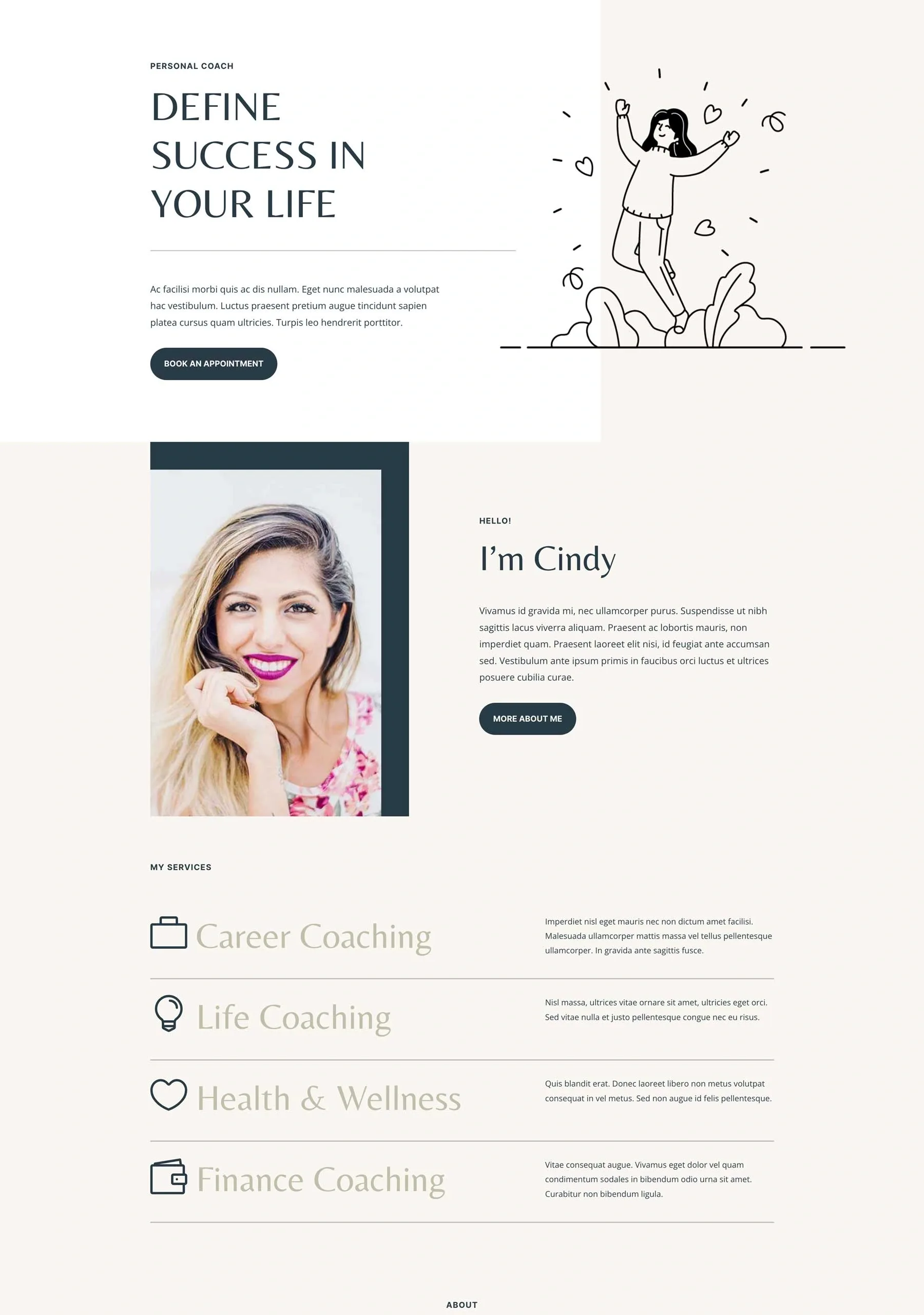 Coaching 企业顾问WordPress模板