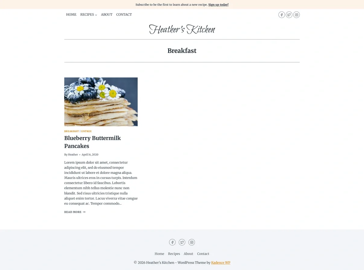 Recipe Blog 05 早餐