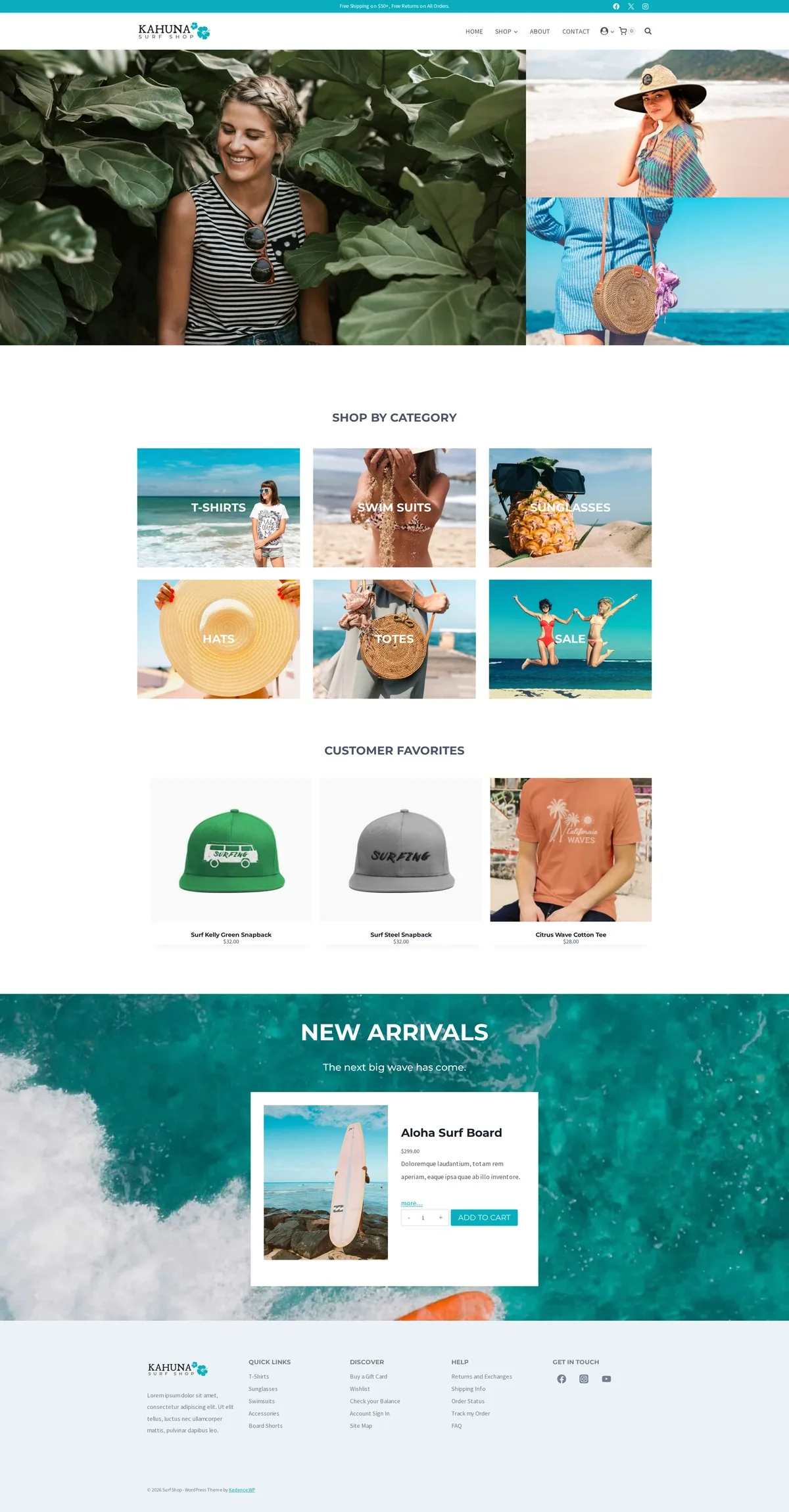 Surf Shop 08 女性展开