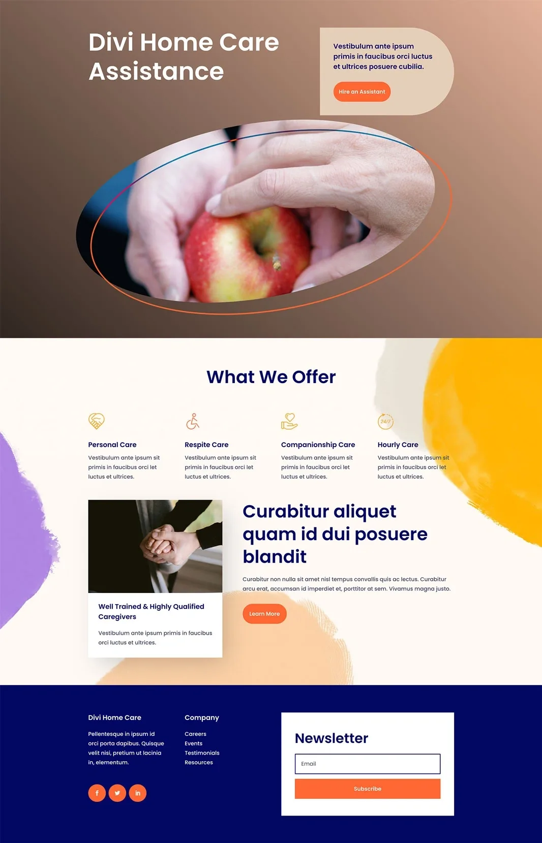 Home Care 健康诊疗WordPress模板