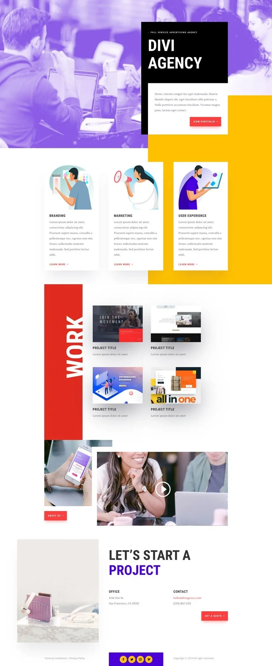 Advertising Agency 企业顾问WordPress模板