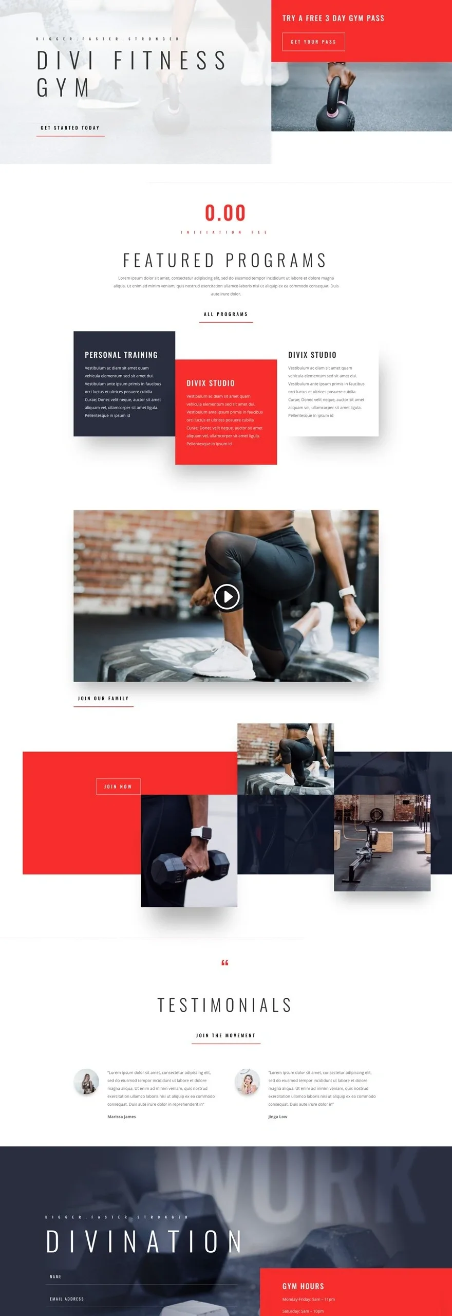 Fitness Gym 健身瑜伽WordPress模板