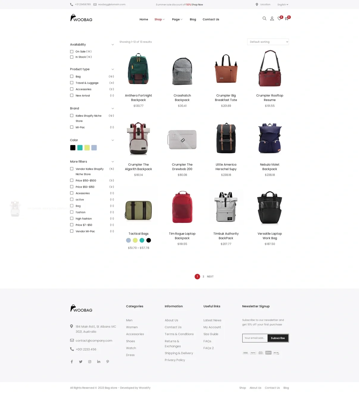 Bag New Pro 02 Shop