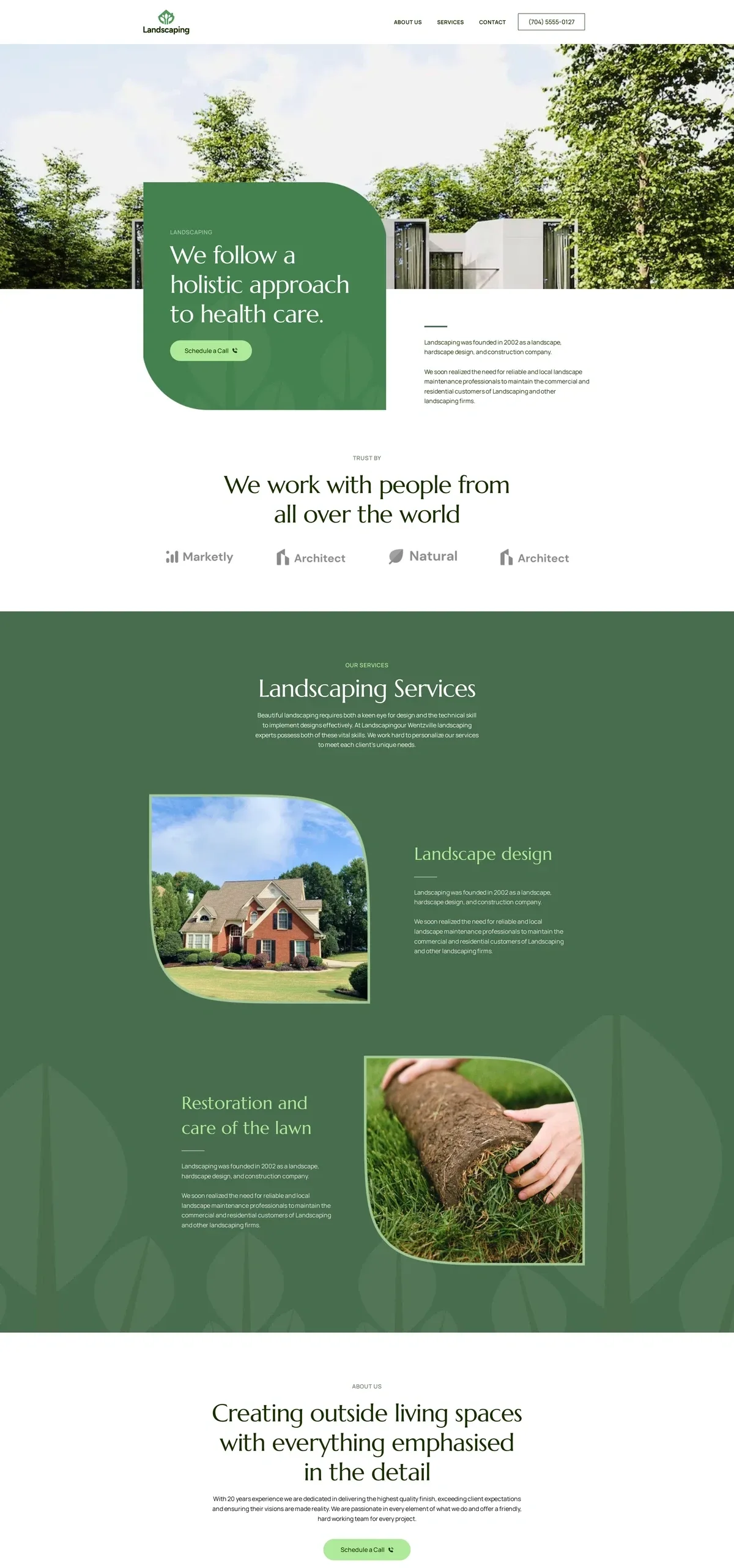 Landscaping 园艺景观WordPress模板