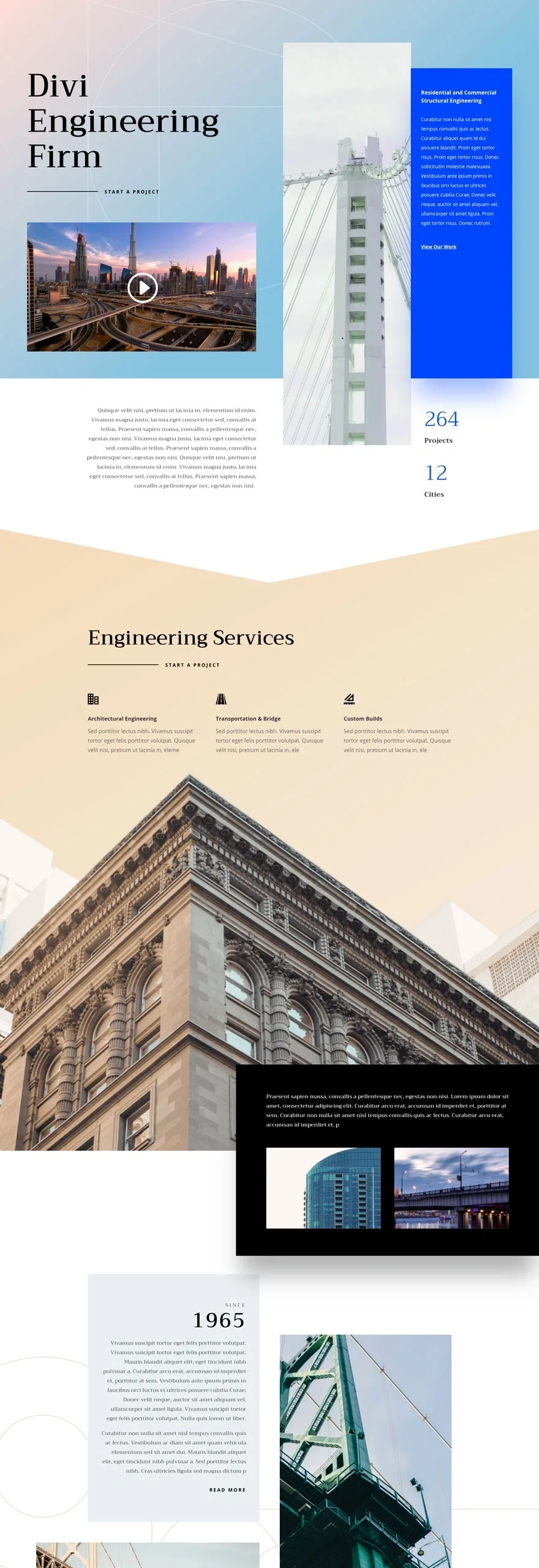 Engineering Firm 工程公司WordPress模板