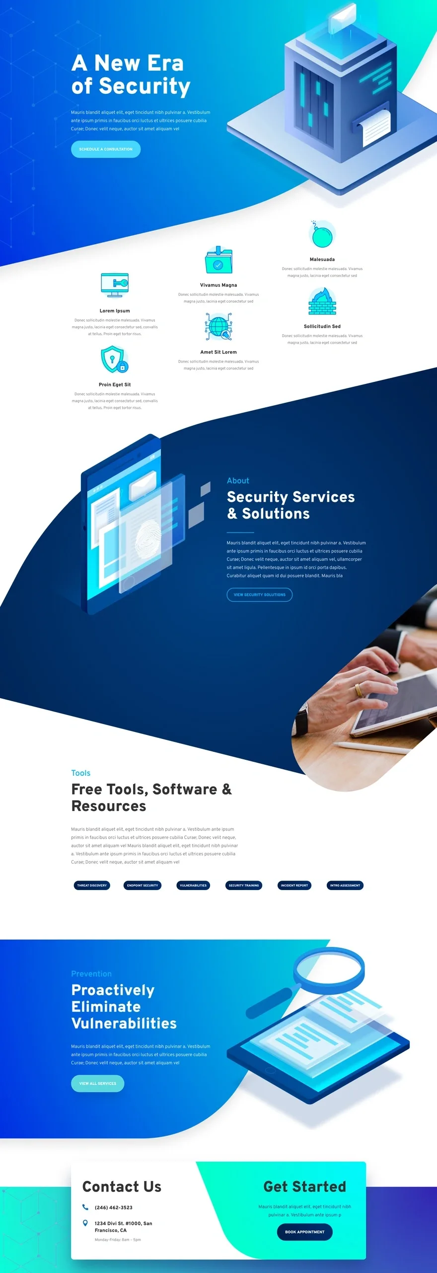 Cyber Security 网络安全WordPress模板