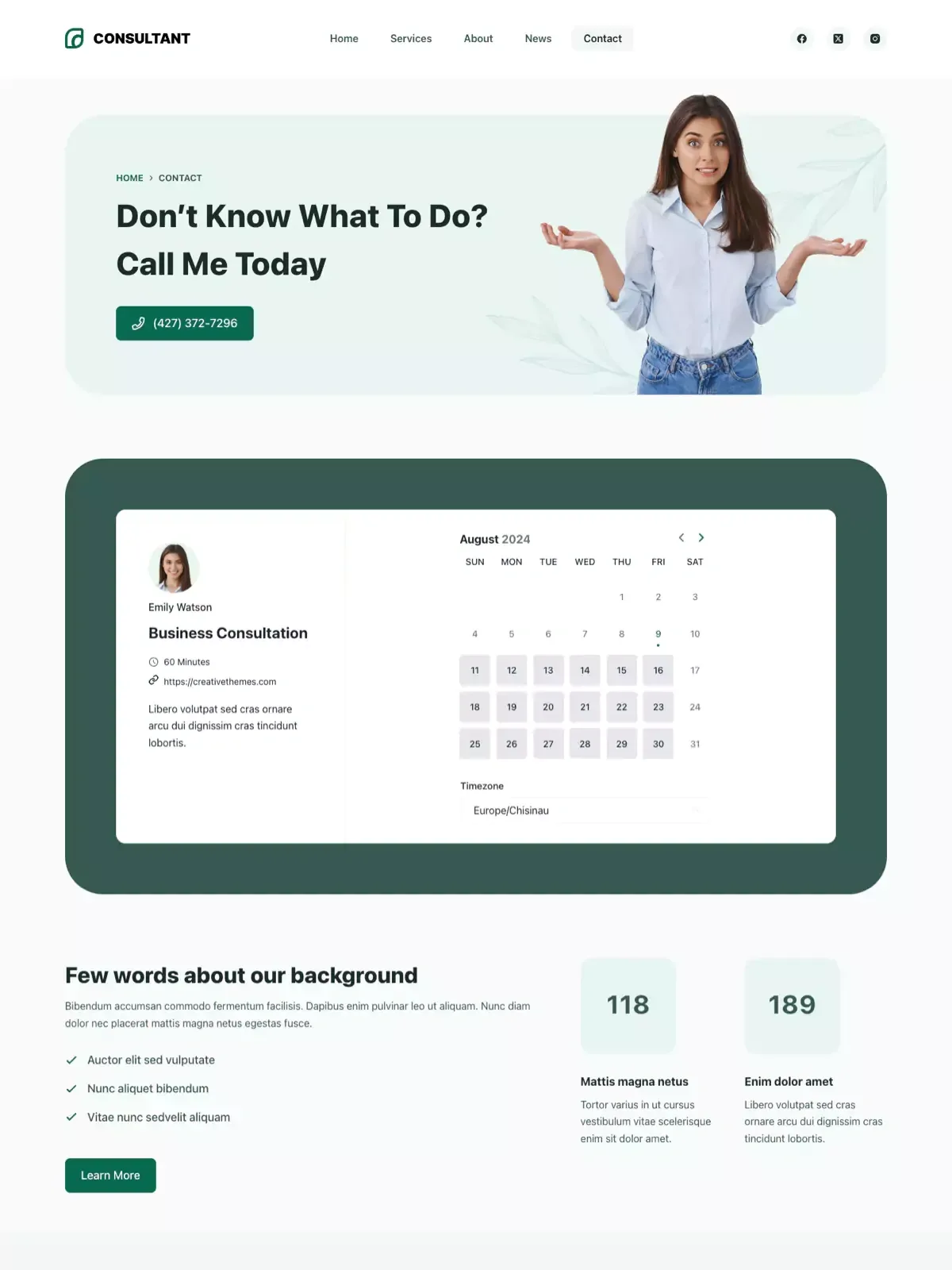 Consultant 联络