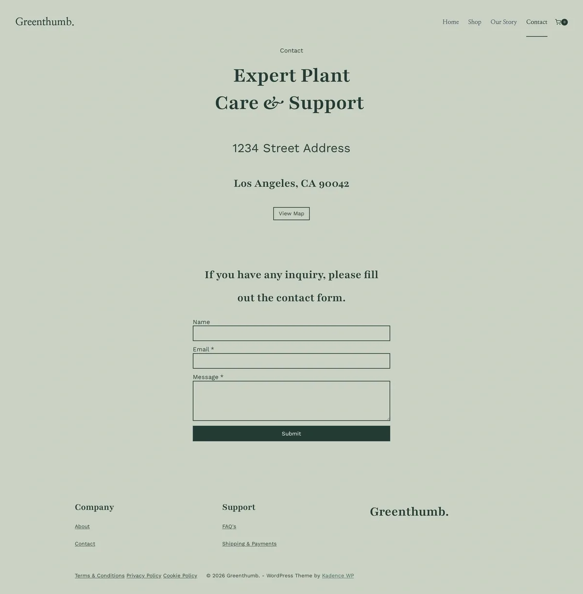 Greenthumb contact