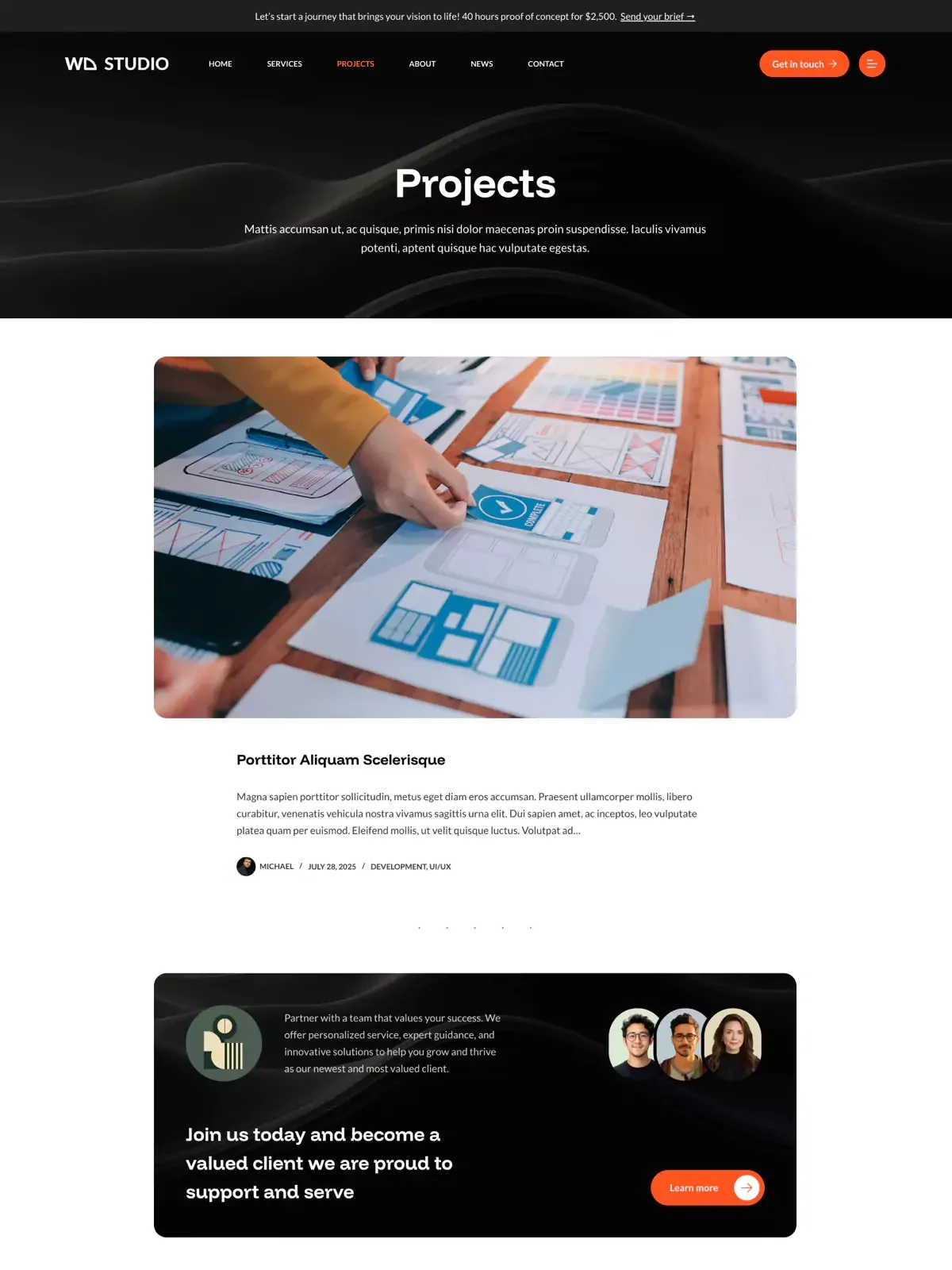 Web Studio 04 专案页面