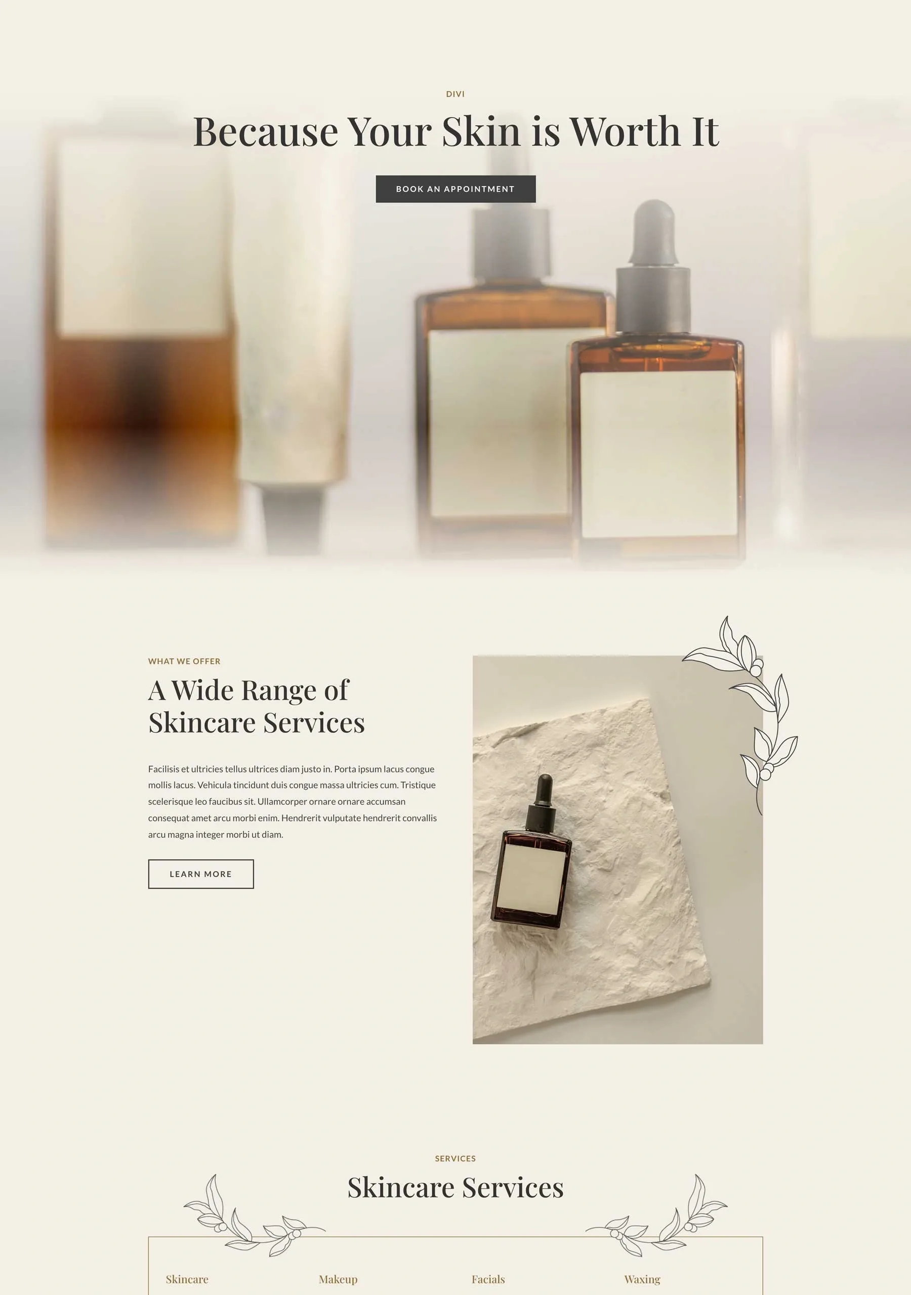 Esthetician 时尚品牌WordPress模板
