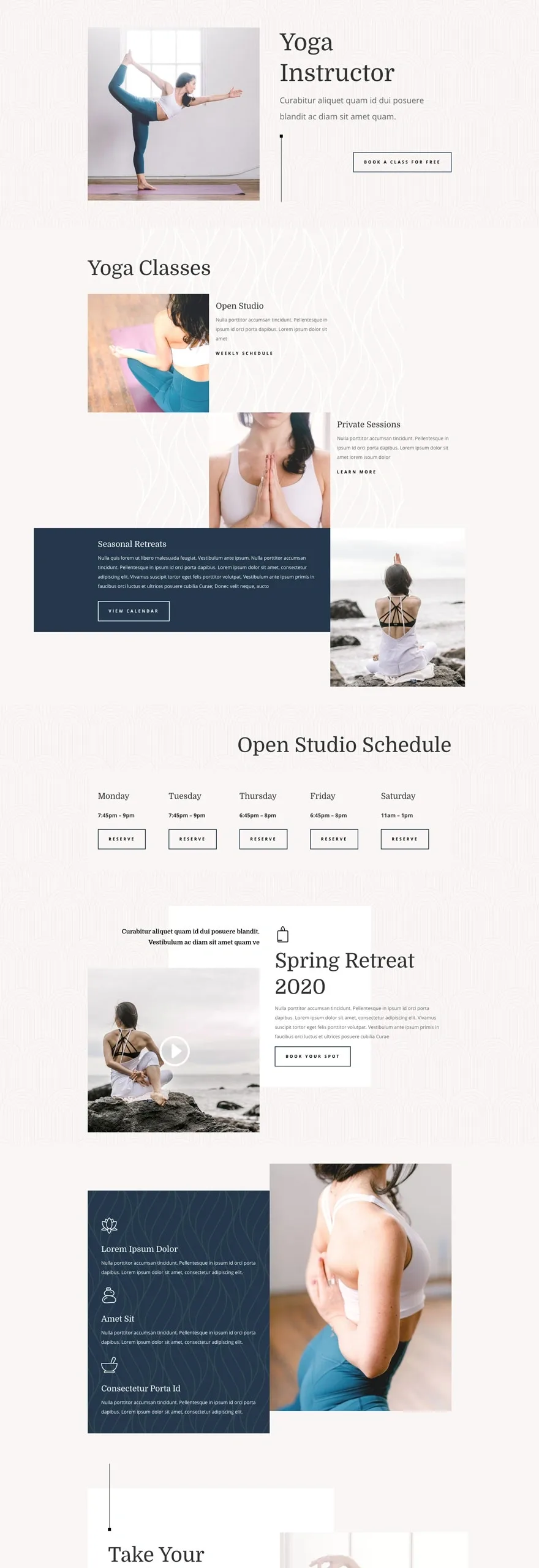 Yoga Instructor 健身瑜伽WordPress模板