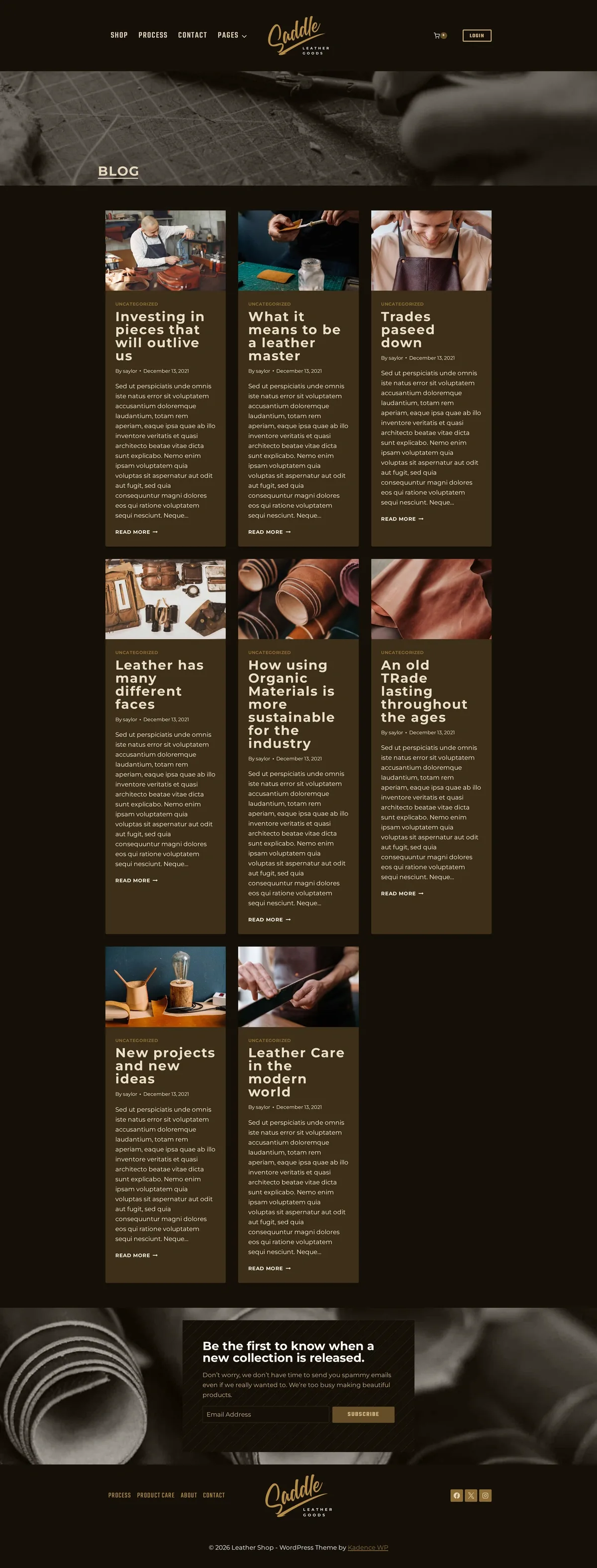 Leather Shop 07 部落格