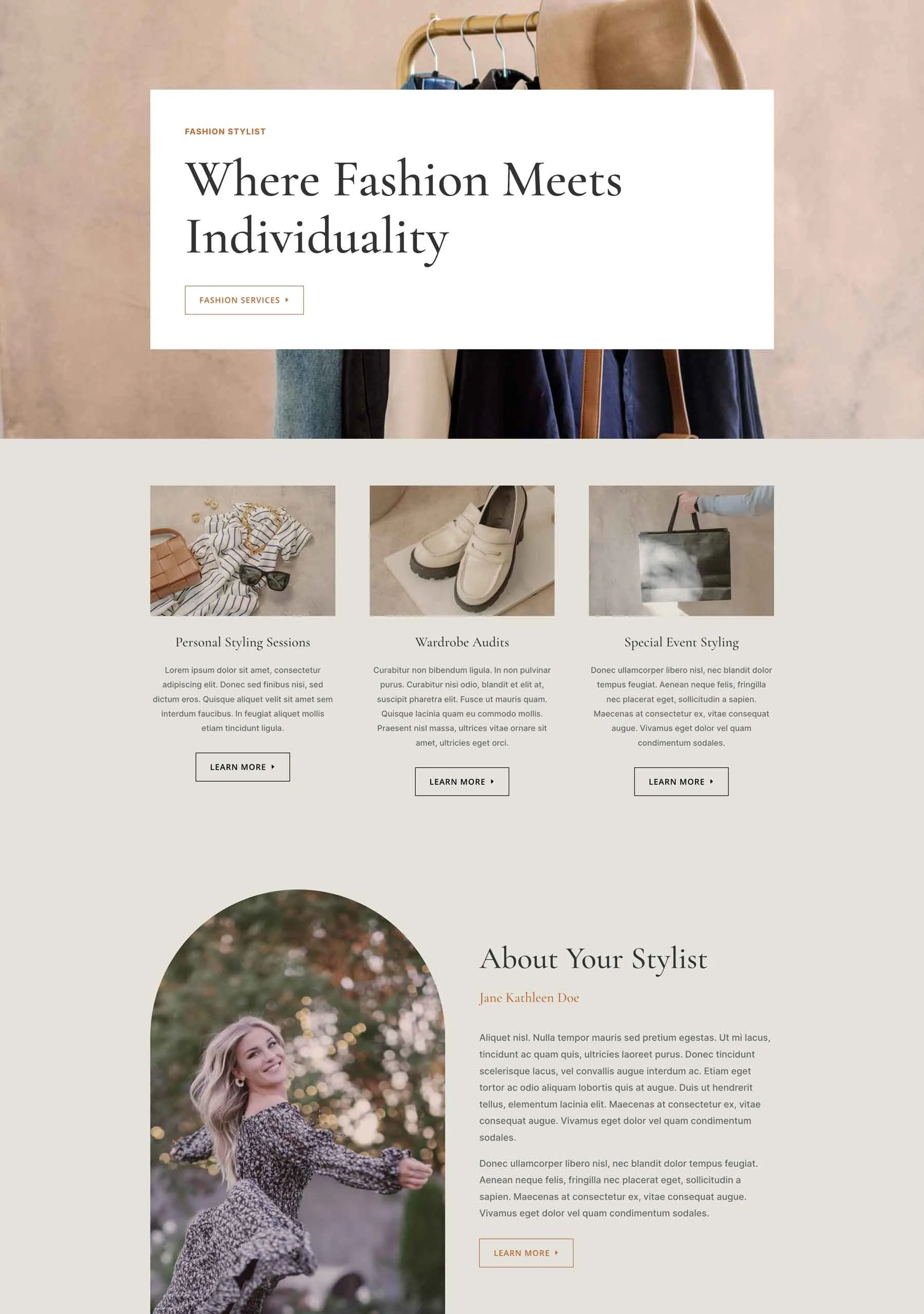 Fashion Stylist 时尚品牌WordPress模板