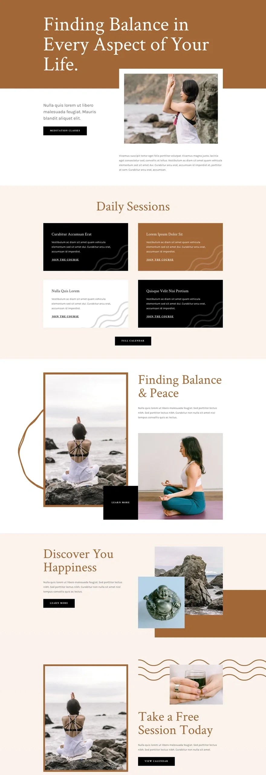 Meditation Center 健康诊疗WordPress模板