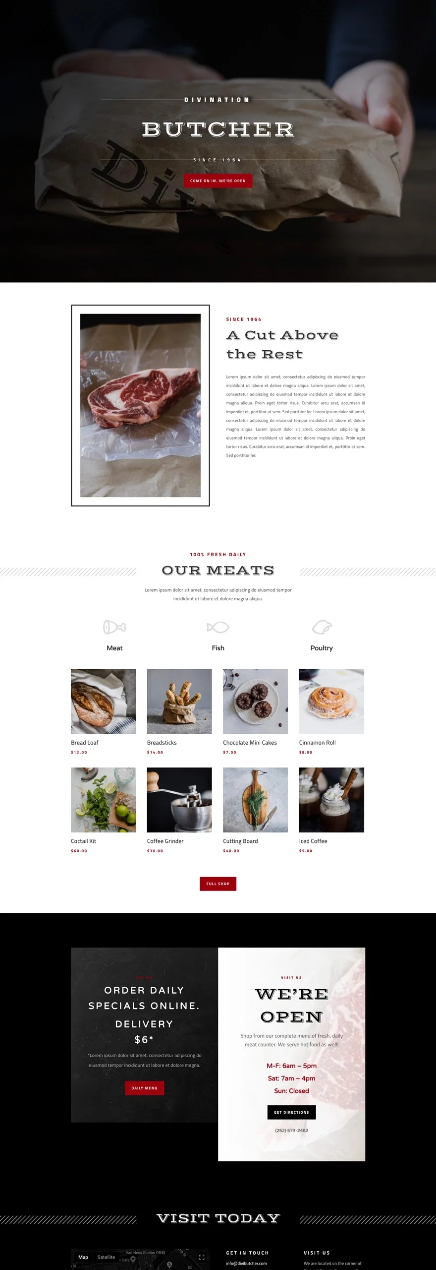 Butcher 农业食品WordPress模板