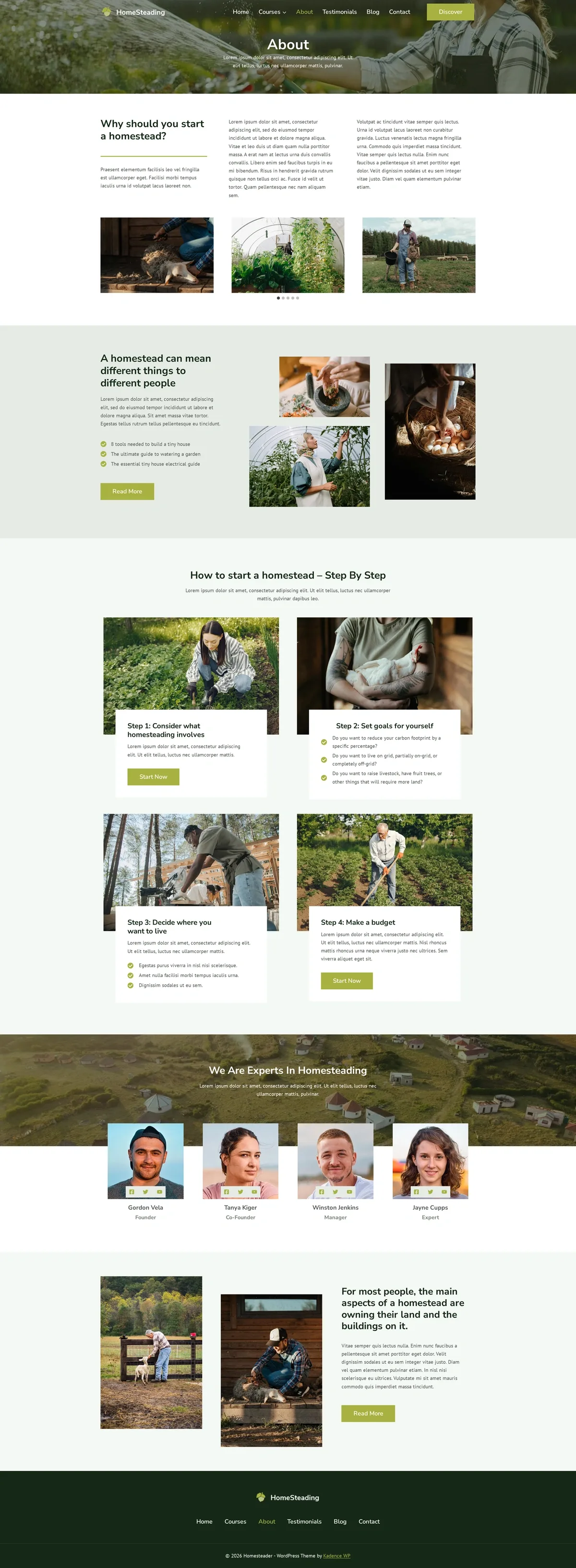 HomeSteading 关于