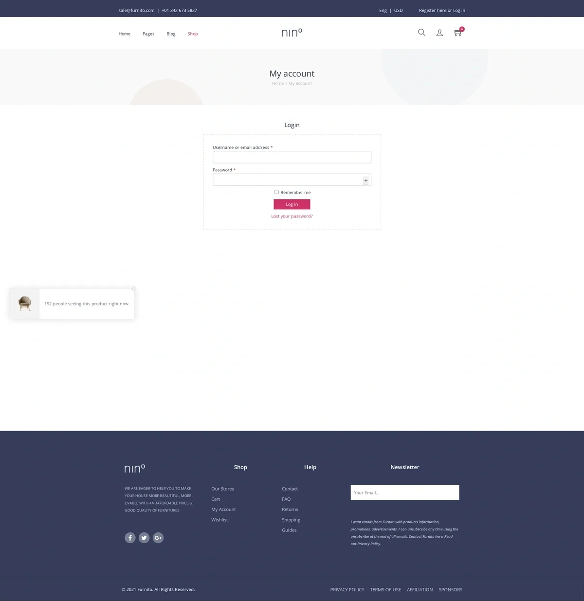 Furnito – Furniture Furniture 06 My Account
