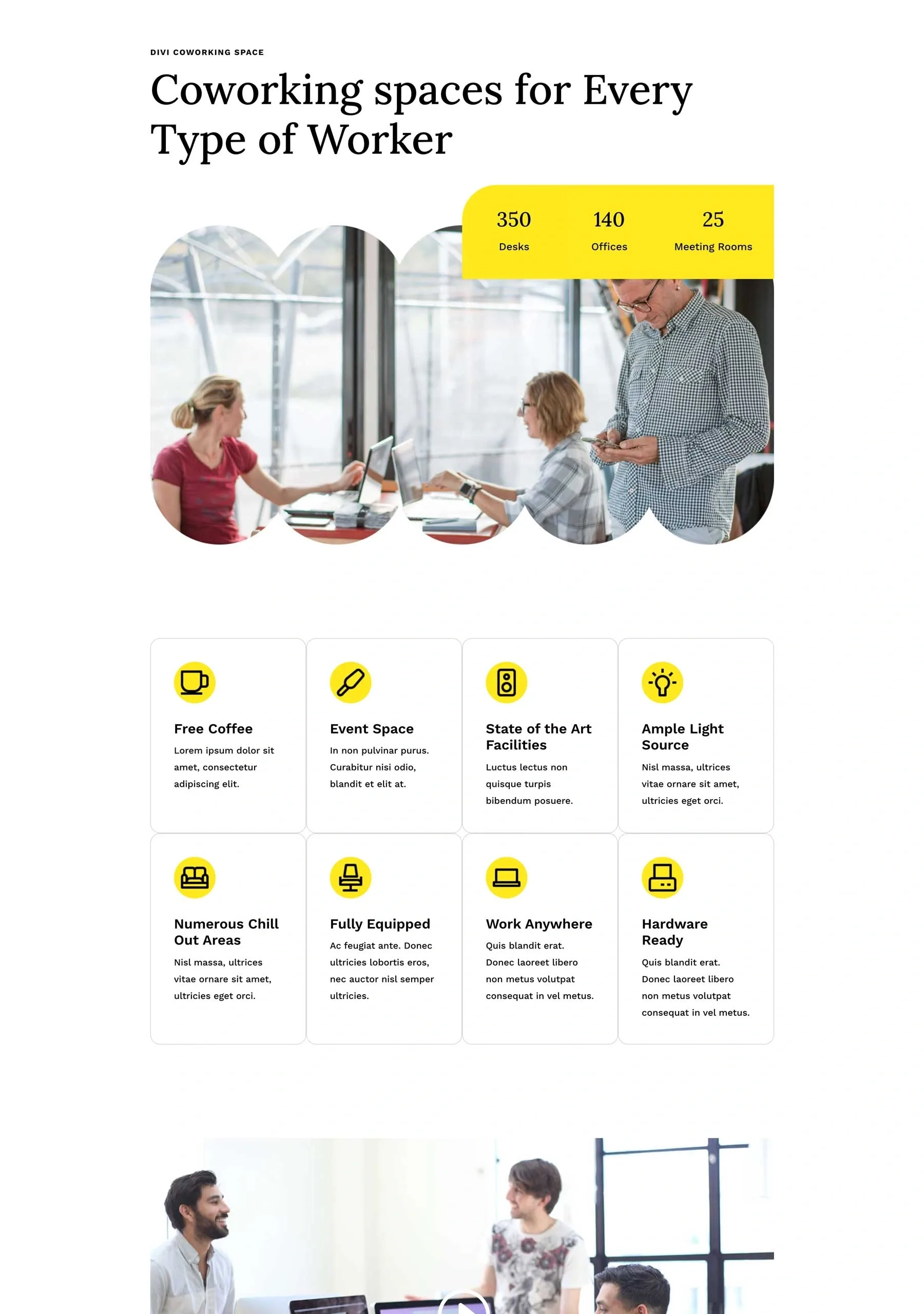 Coworking 共享办公WordPress模板