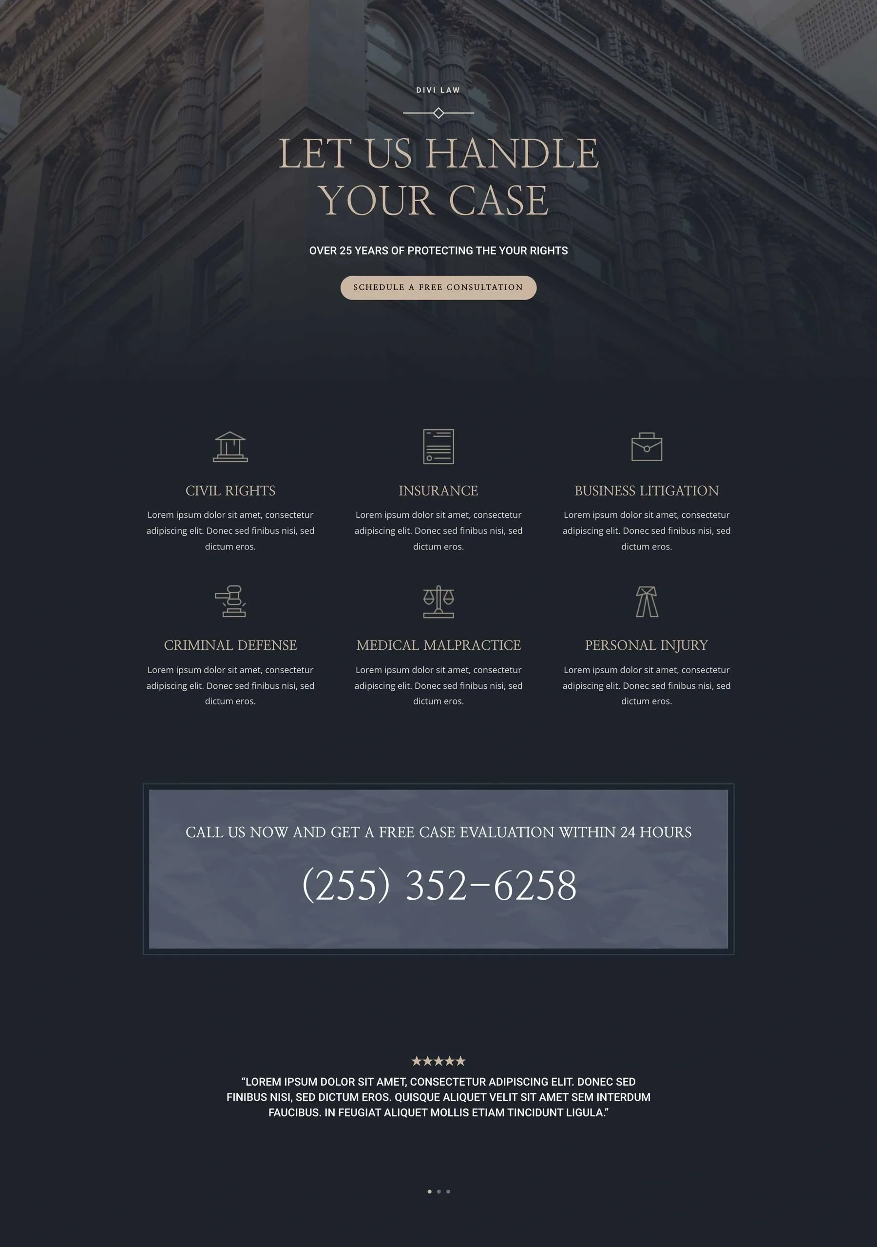 Attorney 律师法律WordPress模板