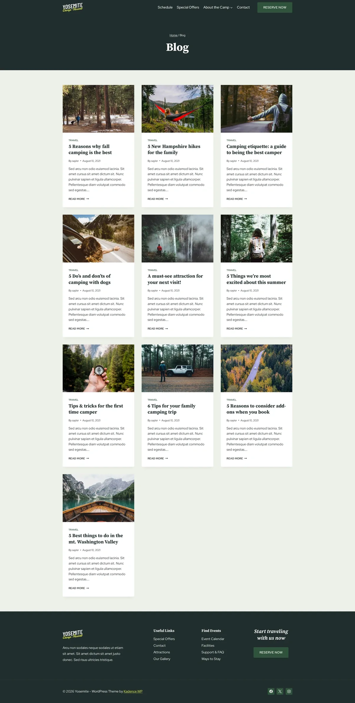 Yosemite 部落格