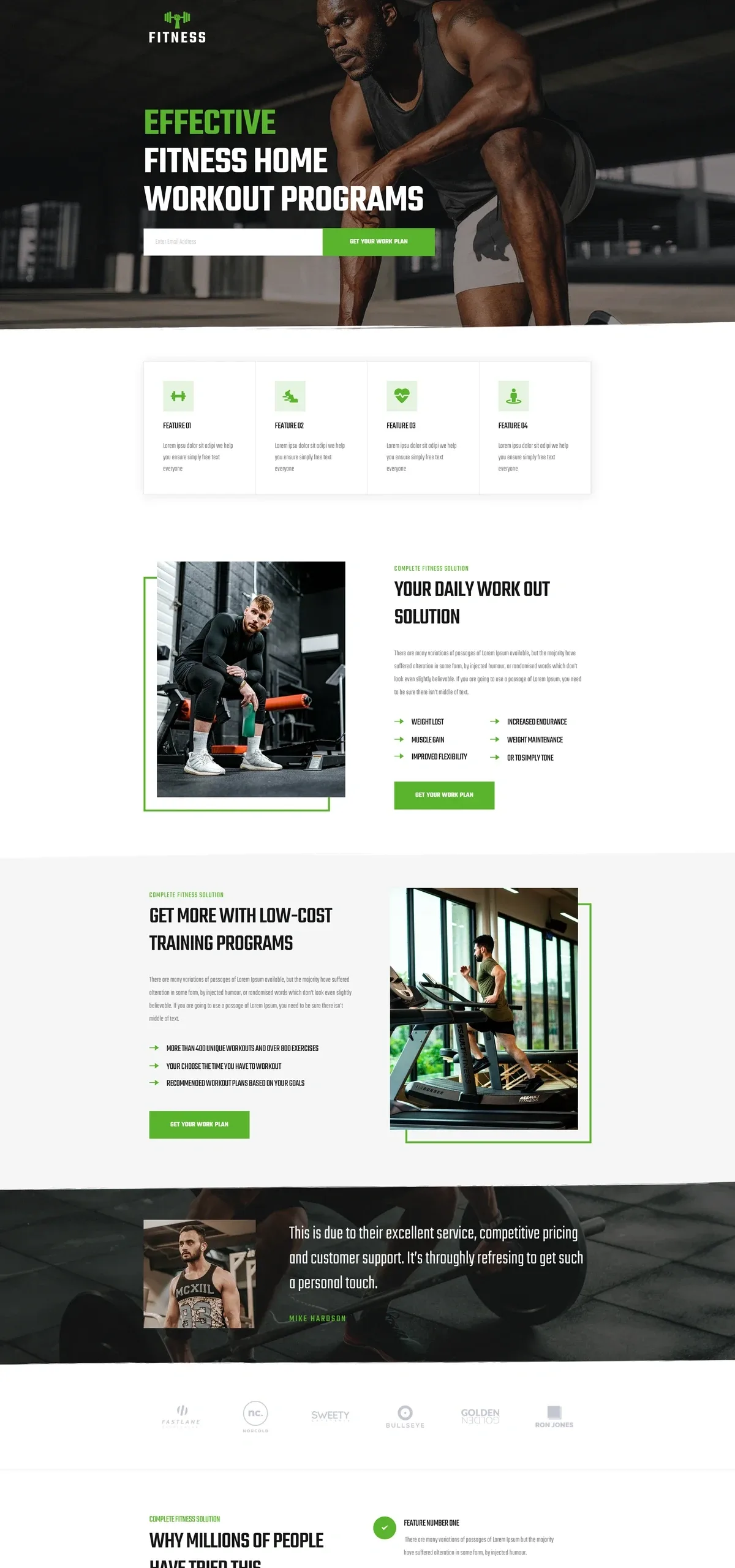 Fitness 健身瑜伽WordPress模板