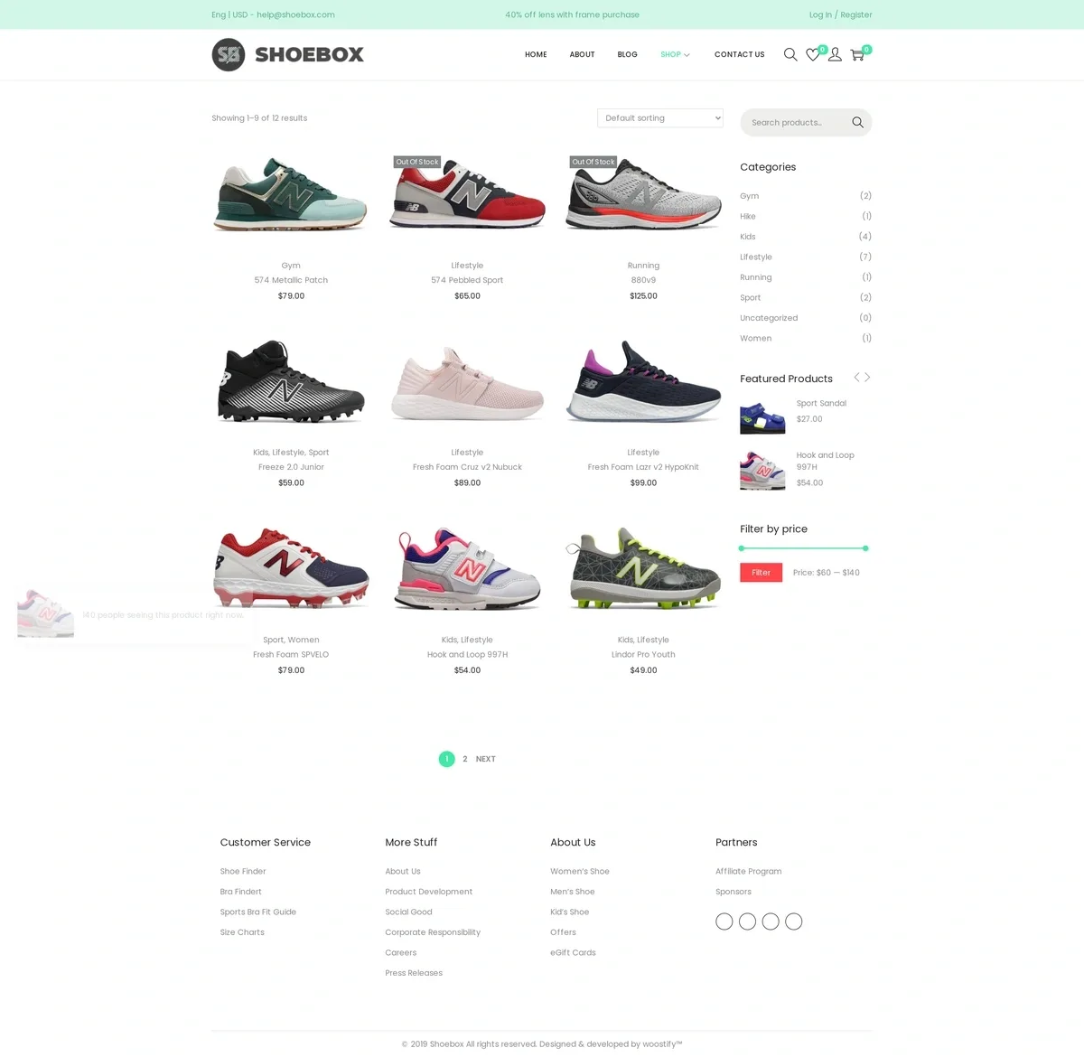 Shoebox – Shoe Store Shoe Store 04 Shop