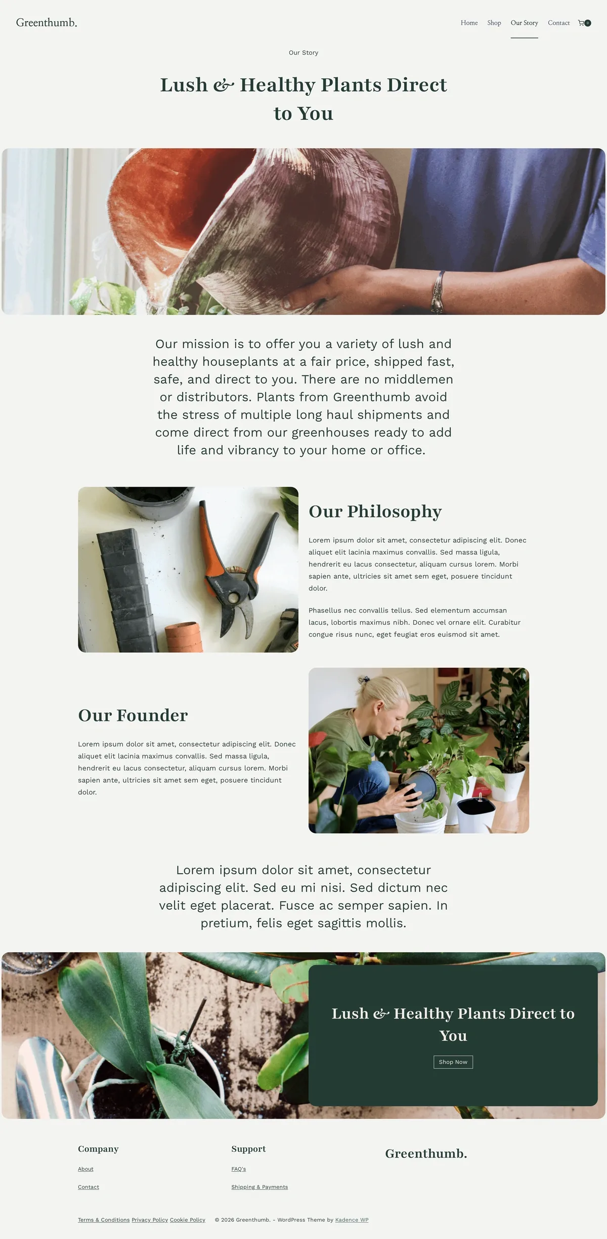 Greenthumb our story