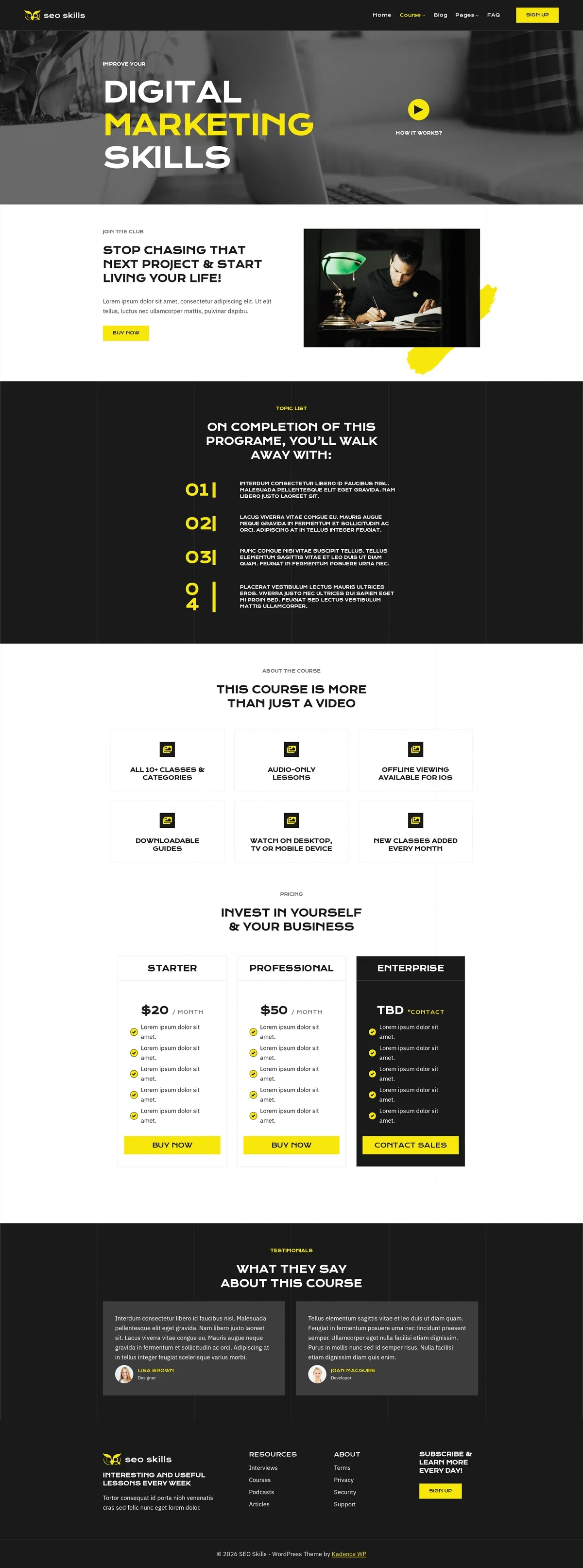 SEO Skills 02 课程展开