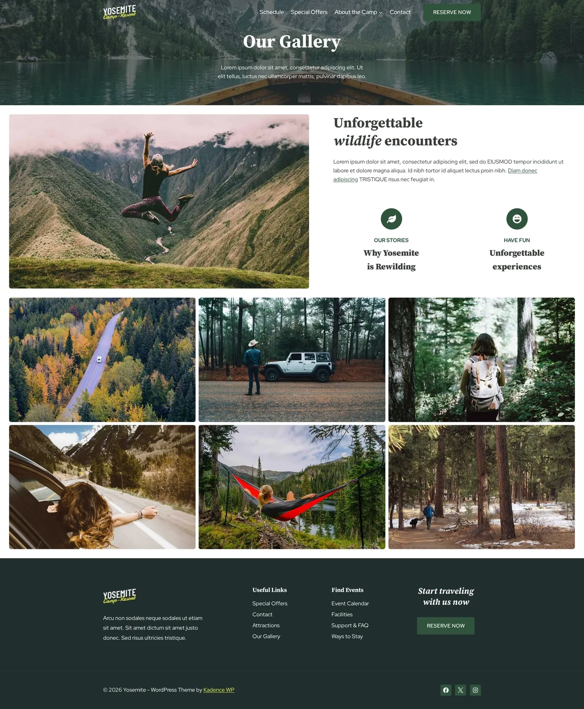 Yosemite 我们的画廊