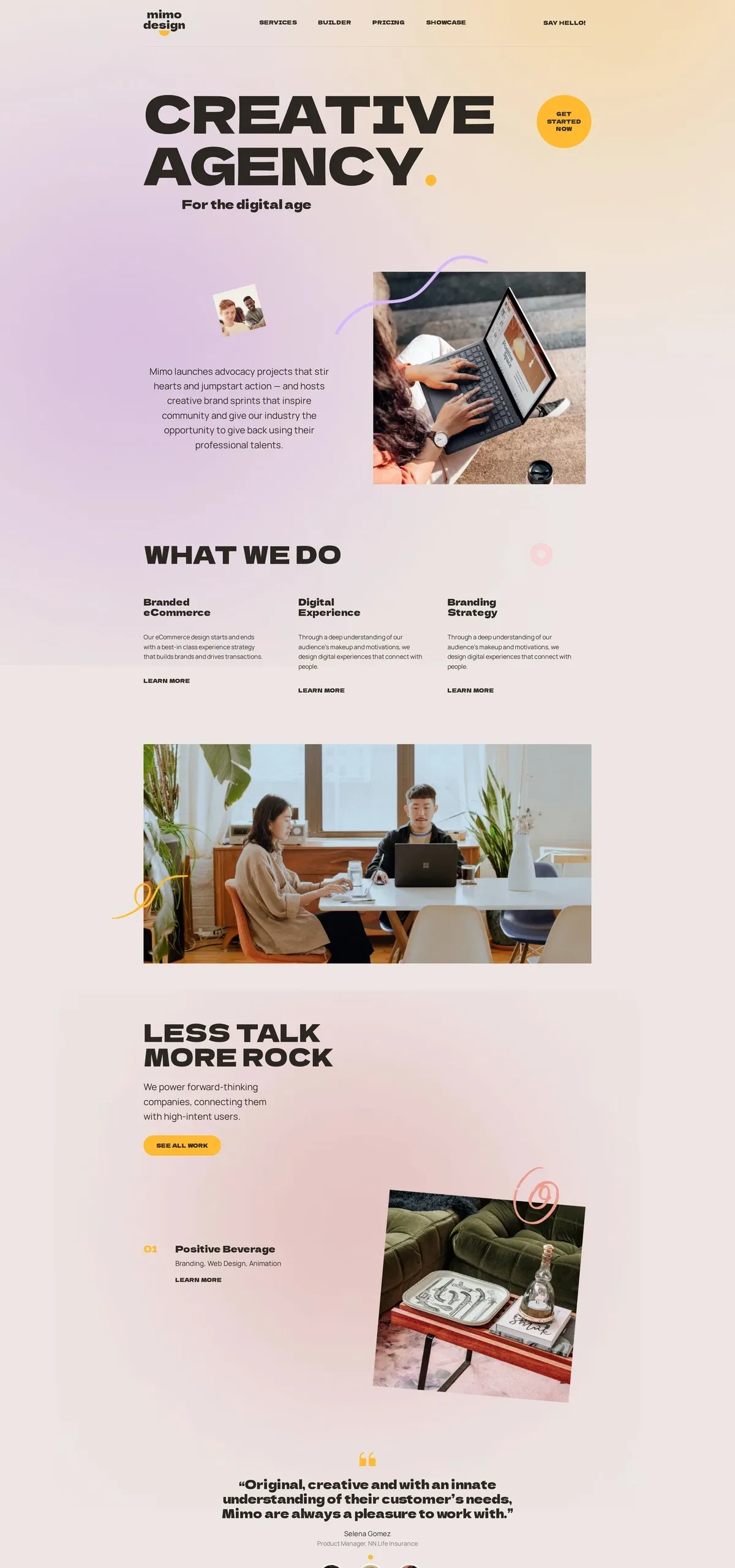 Mimo Design 设计作品集WordPress模板