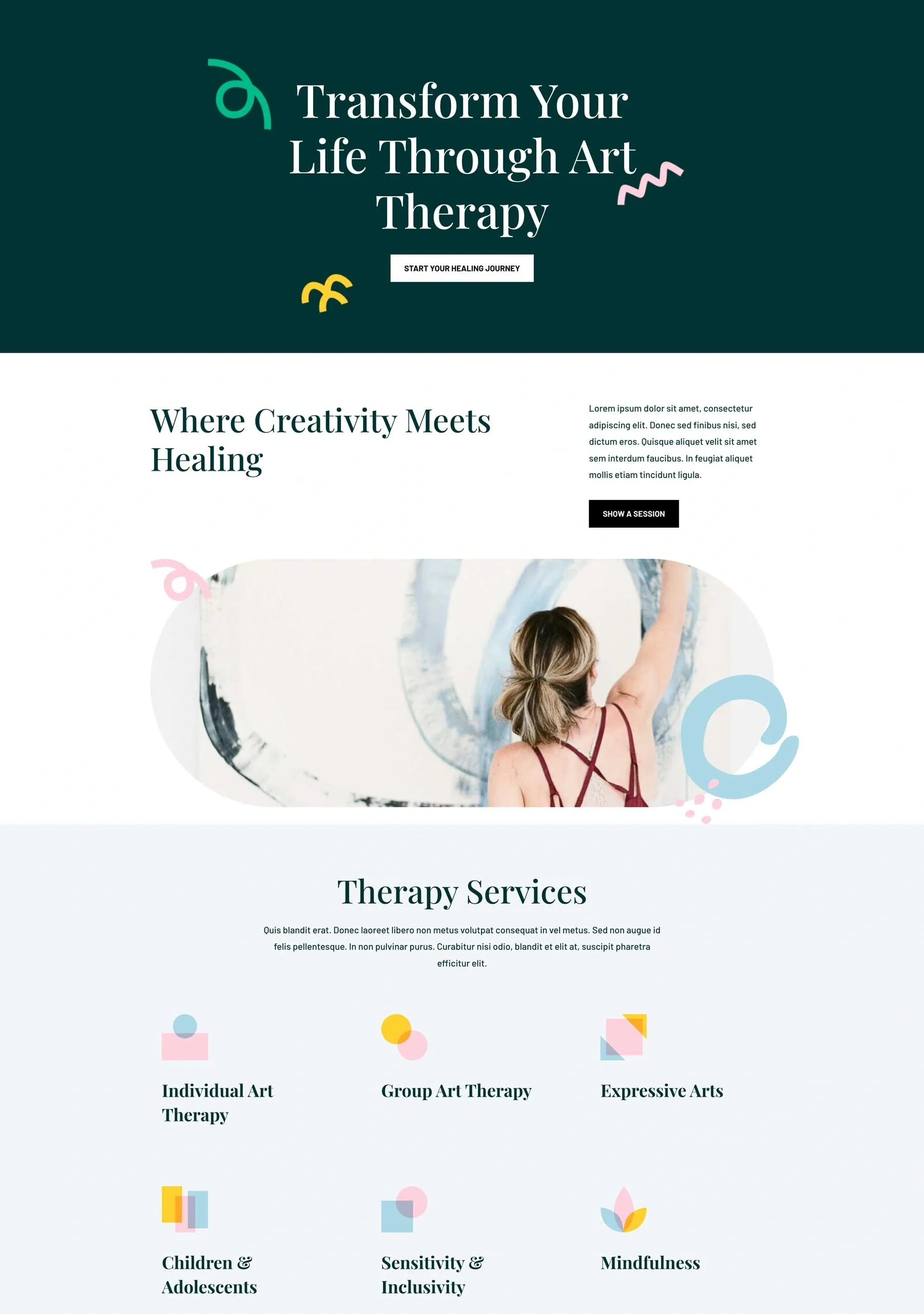 Art Therapist 健康诊疗WordPress模板