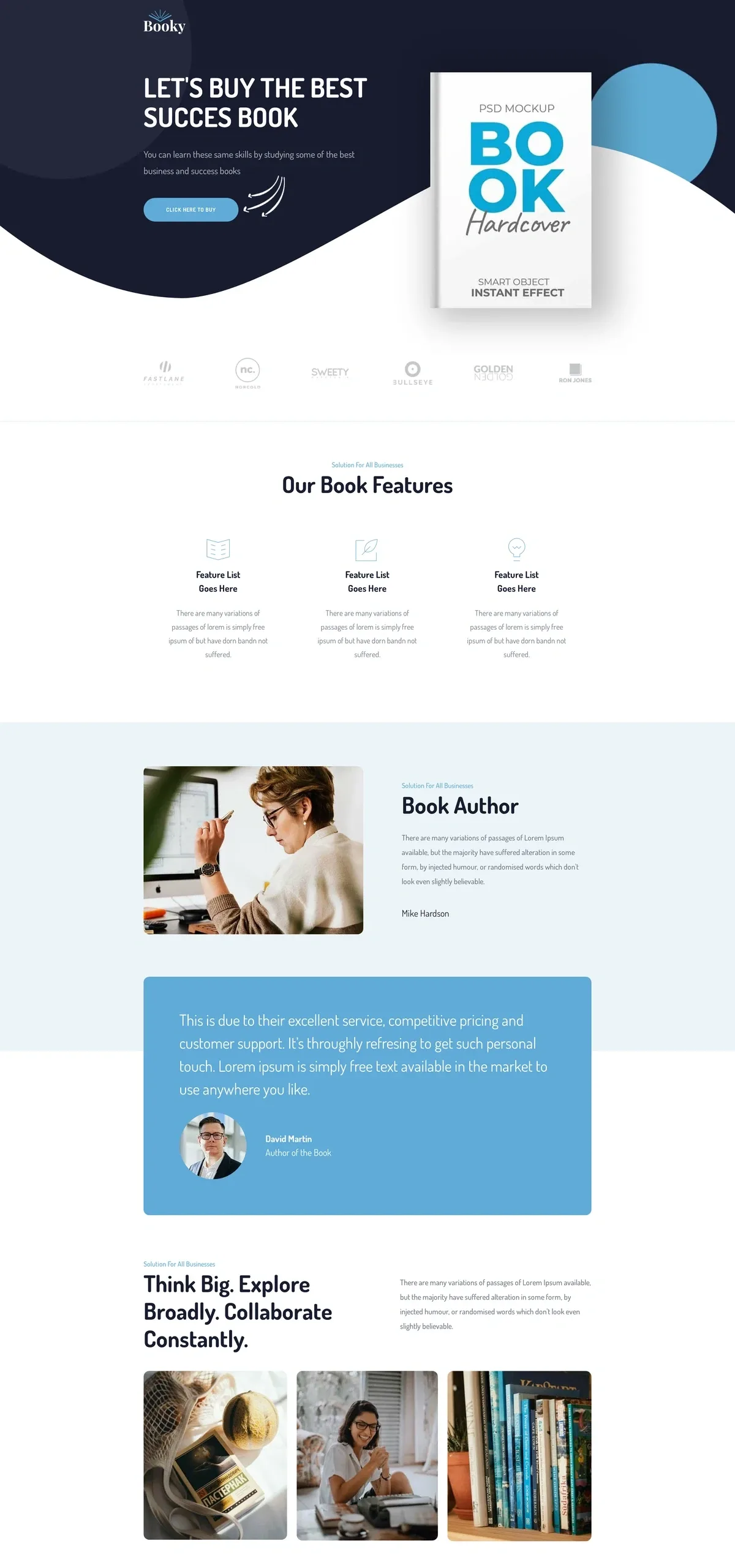 Booky 图书出版WordPress模板