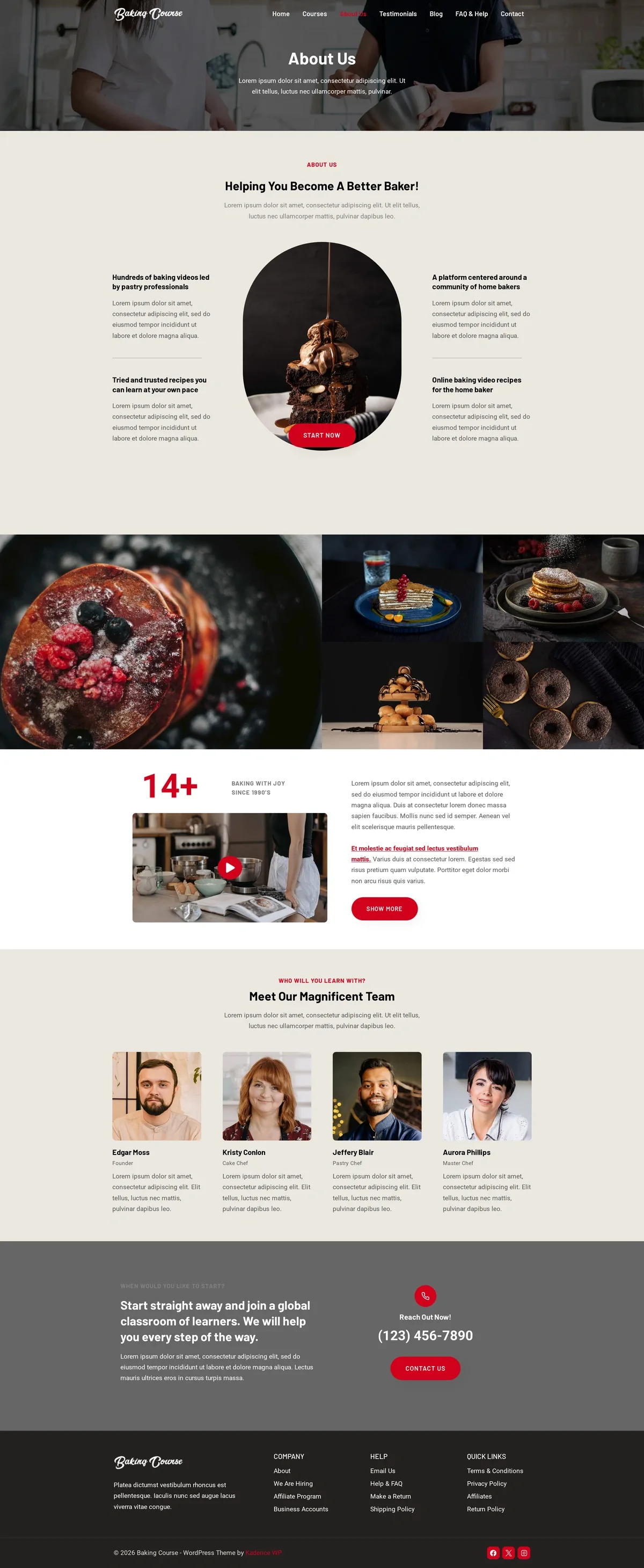 Baking Course 03 关于我们